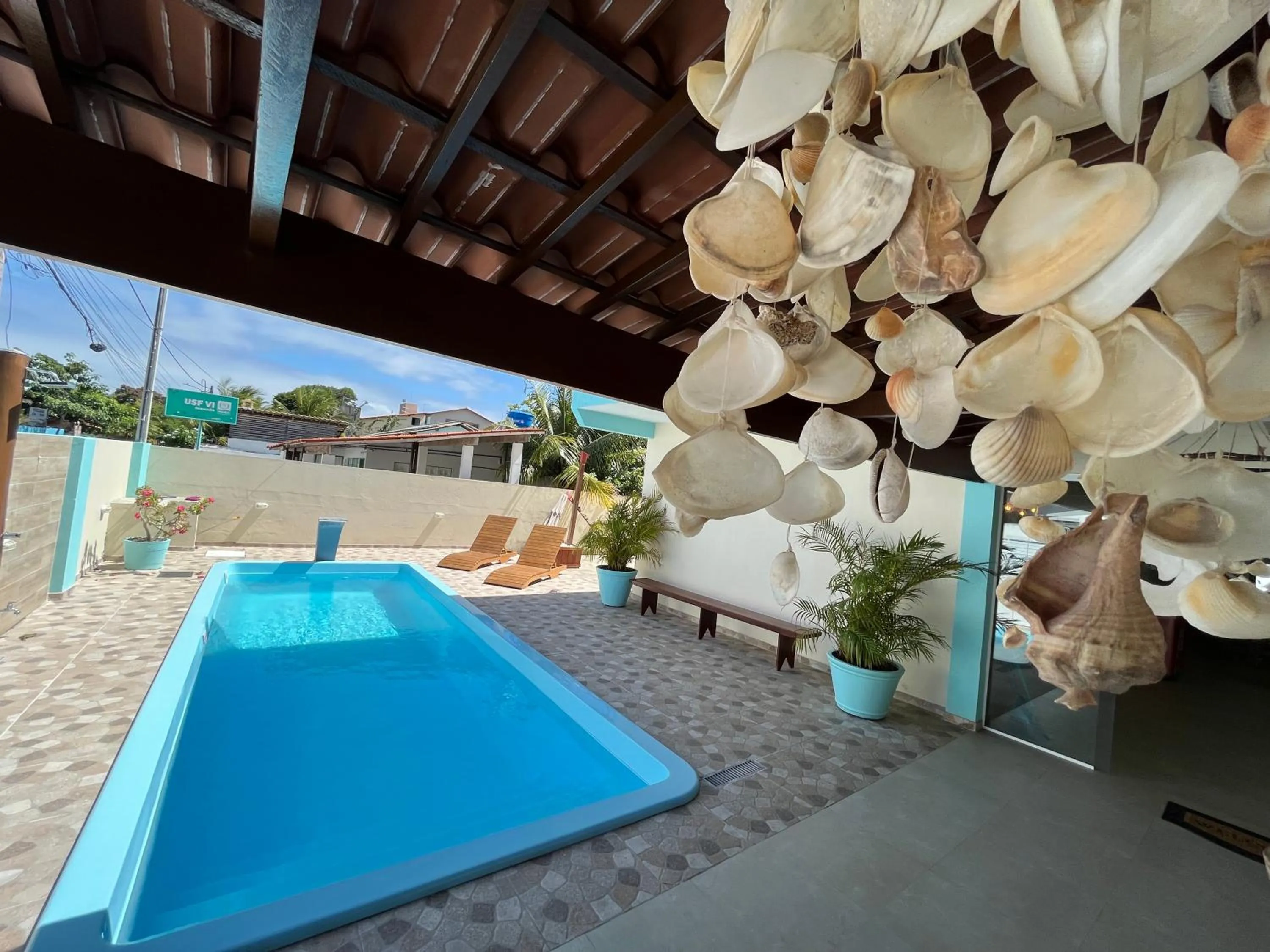 Patio in Pousada Donna Maraka