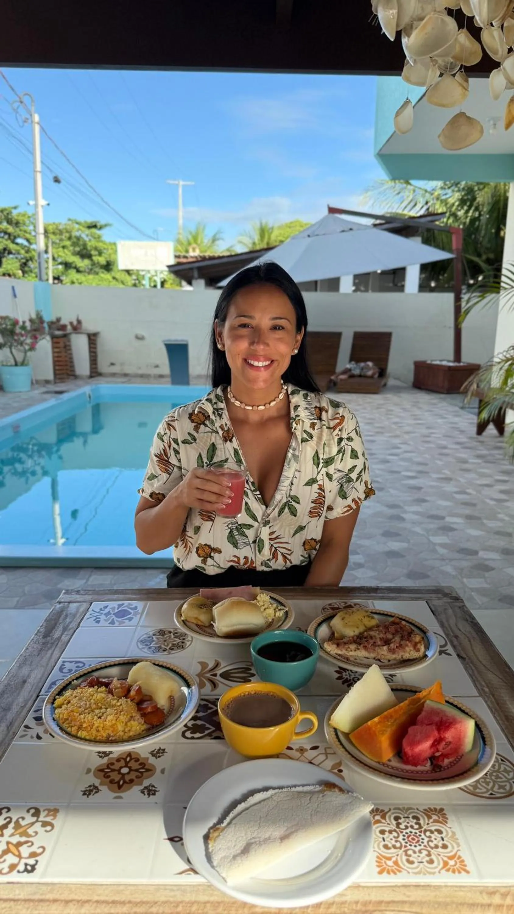 Breakfast in Pousada Donna Maraka