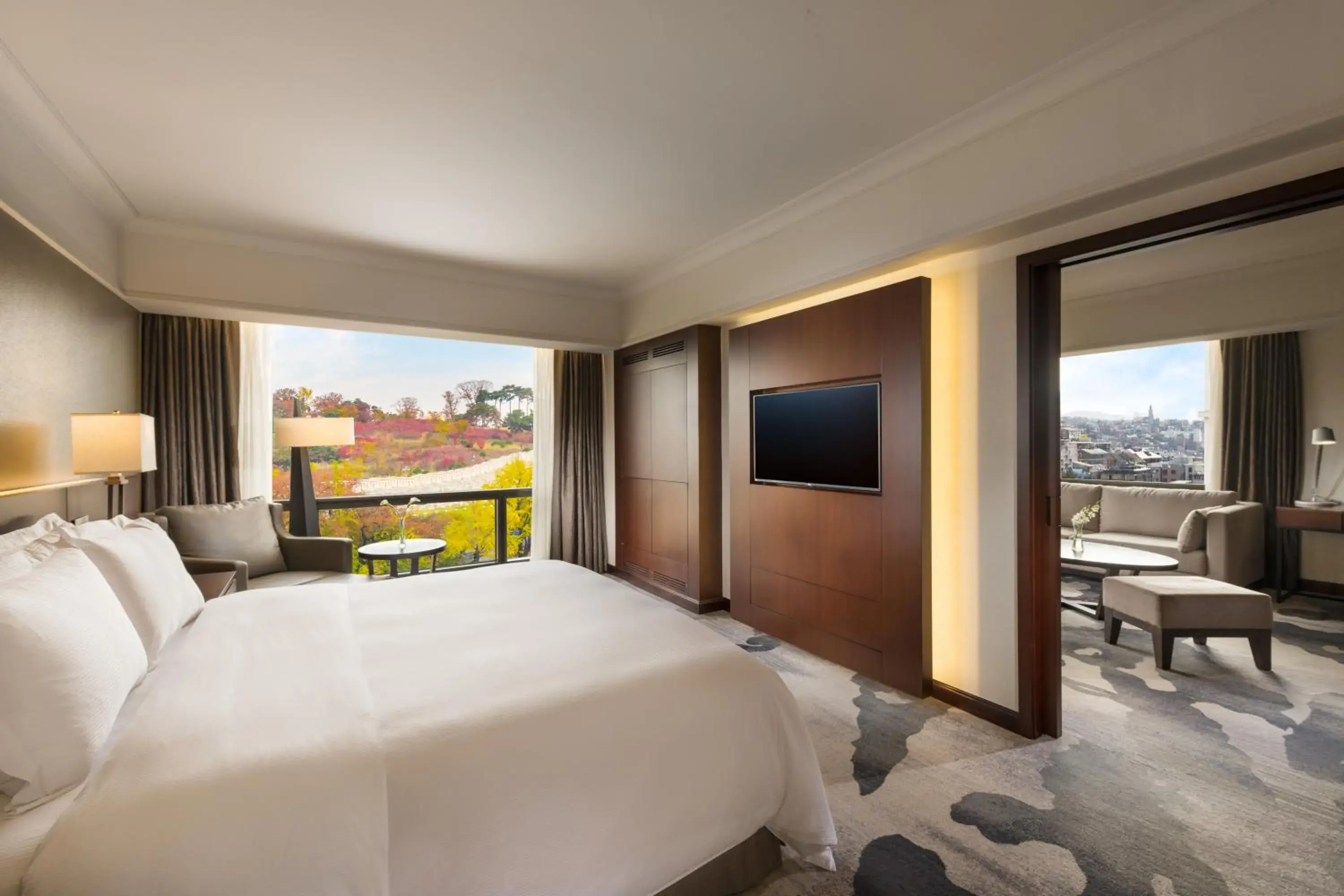 Living room in Millennium Hilton Seoul Living room in Millennium Hilton Seoul