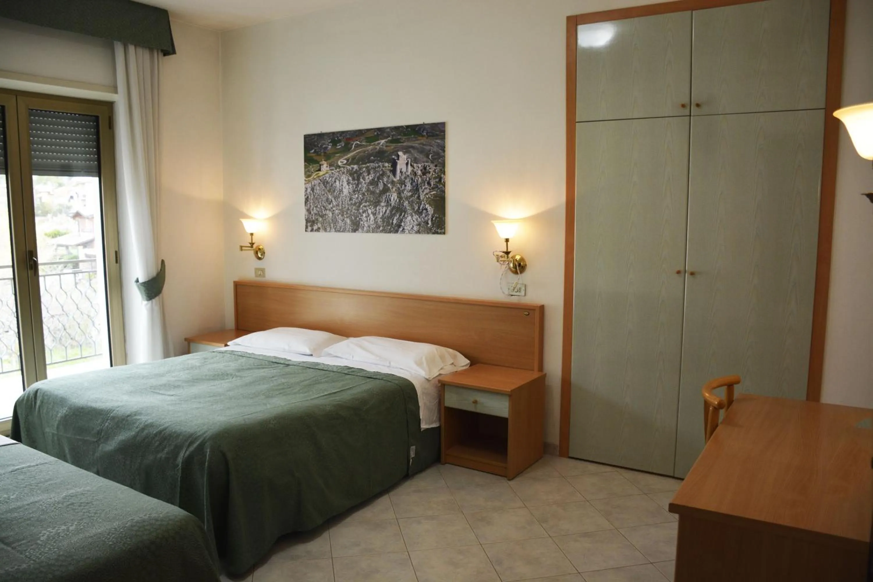 Bedroom, Bed in Hotel Aquila