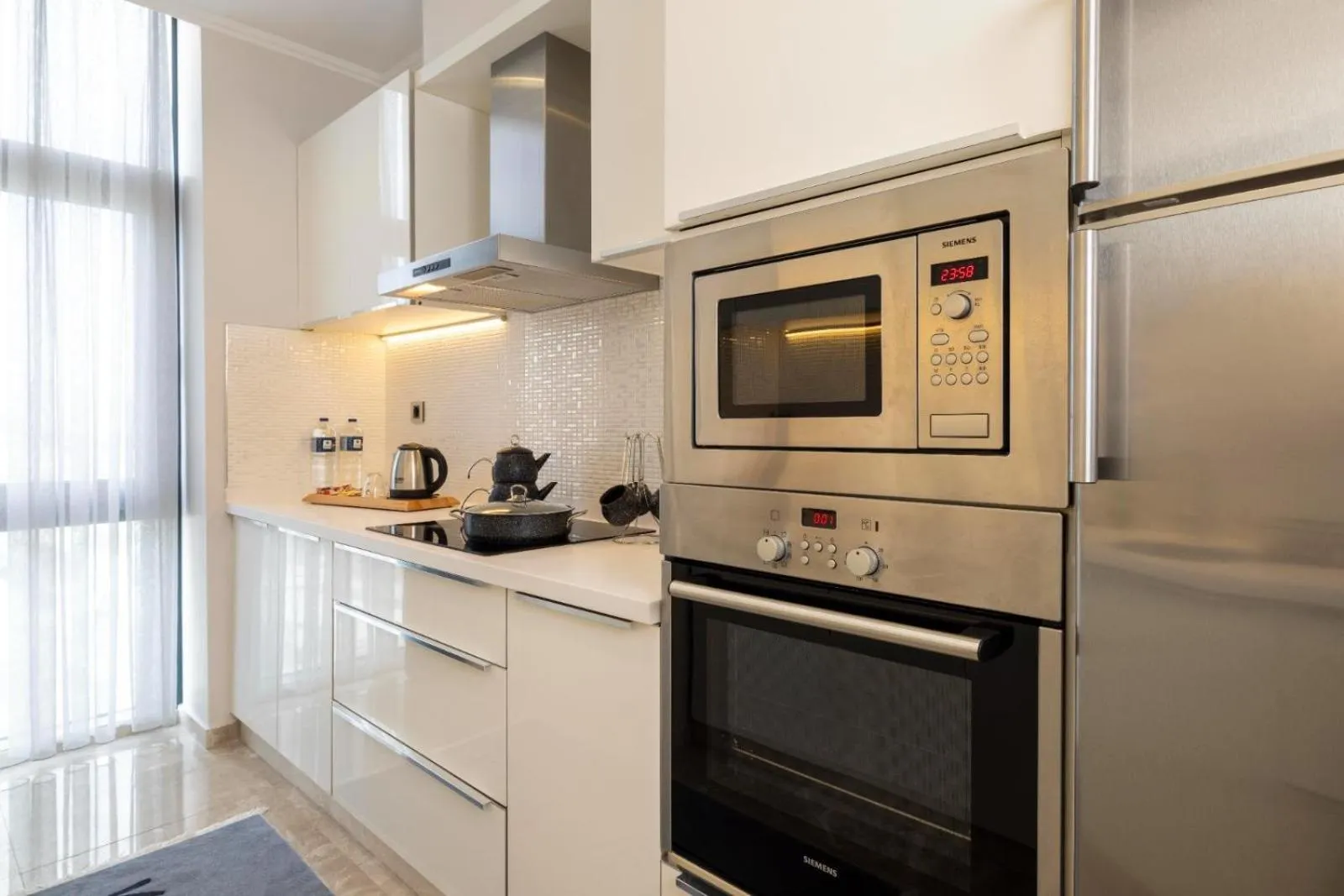 Kitchen or kitchenette in Mayar Residence Hotel