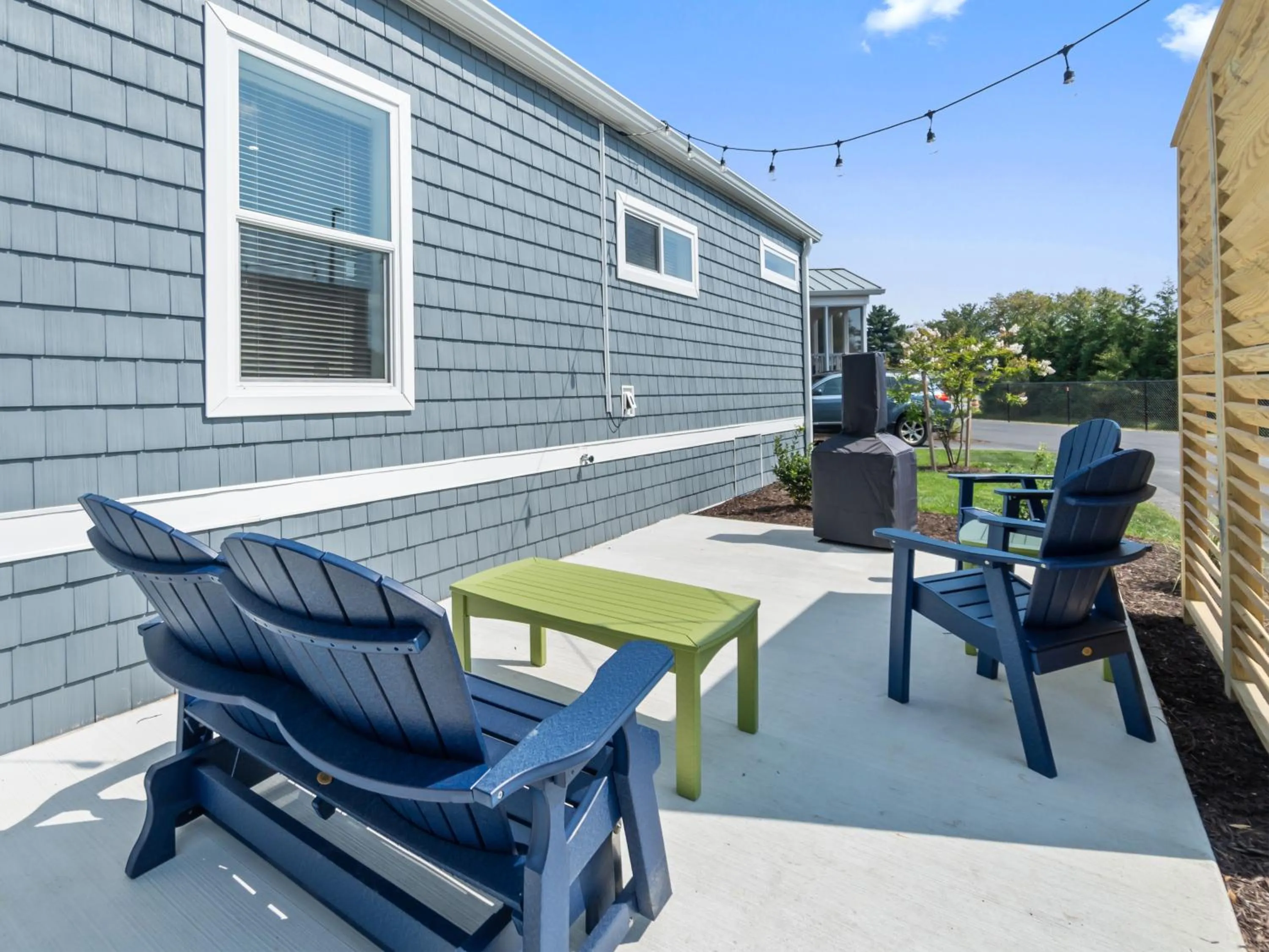Patio in Shore Point Cottages