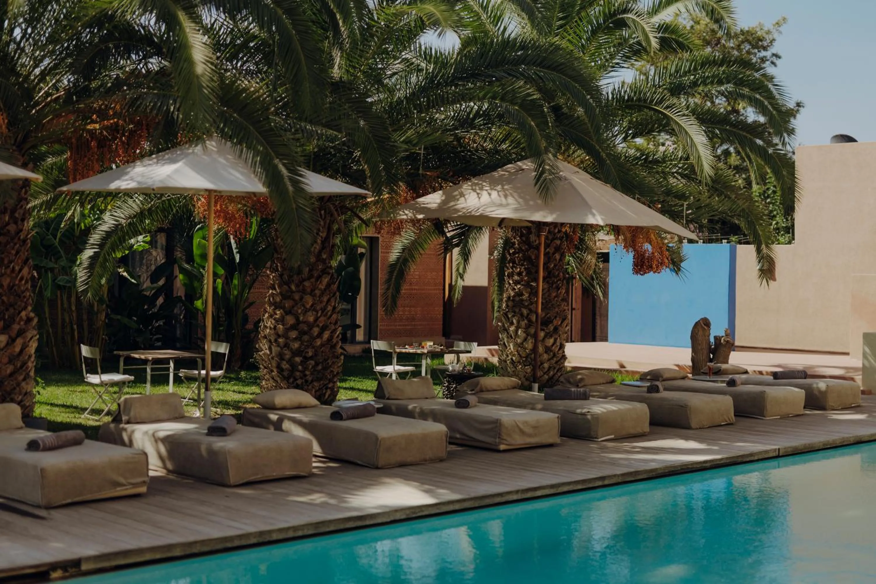 Pool view in Les Jardins de Kesali By La Siredrah