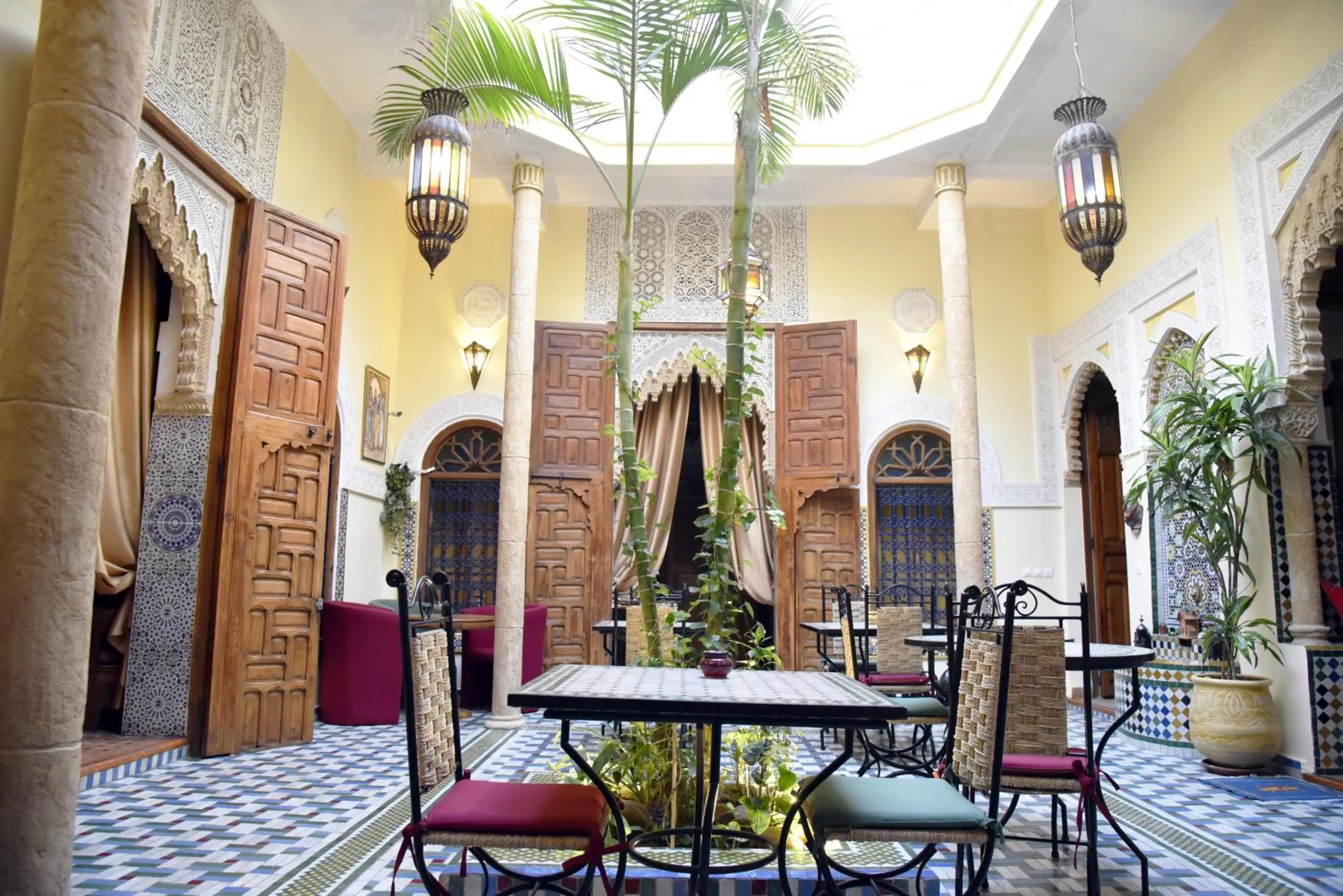Patio in Riad Dar Zouhour
