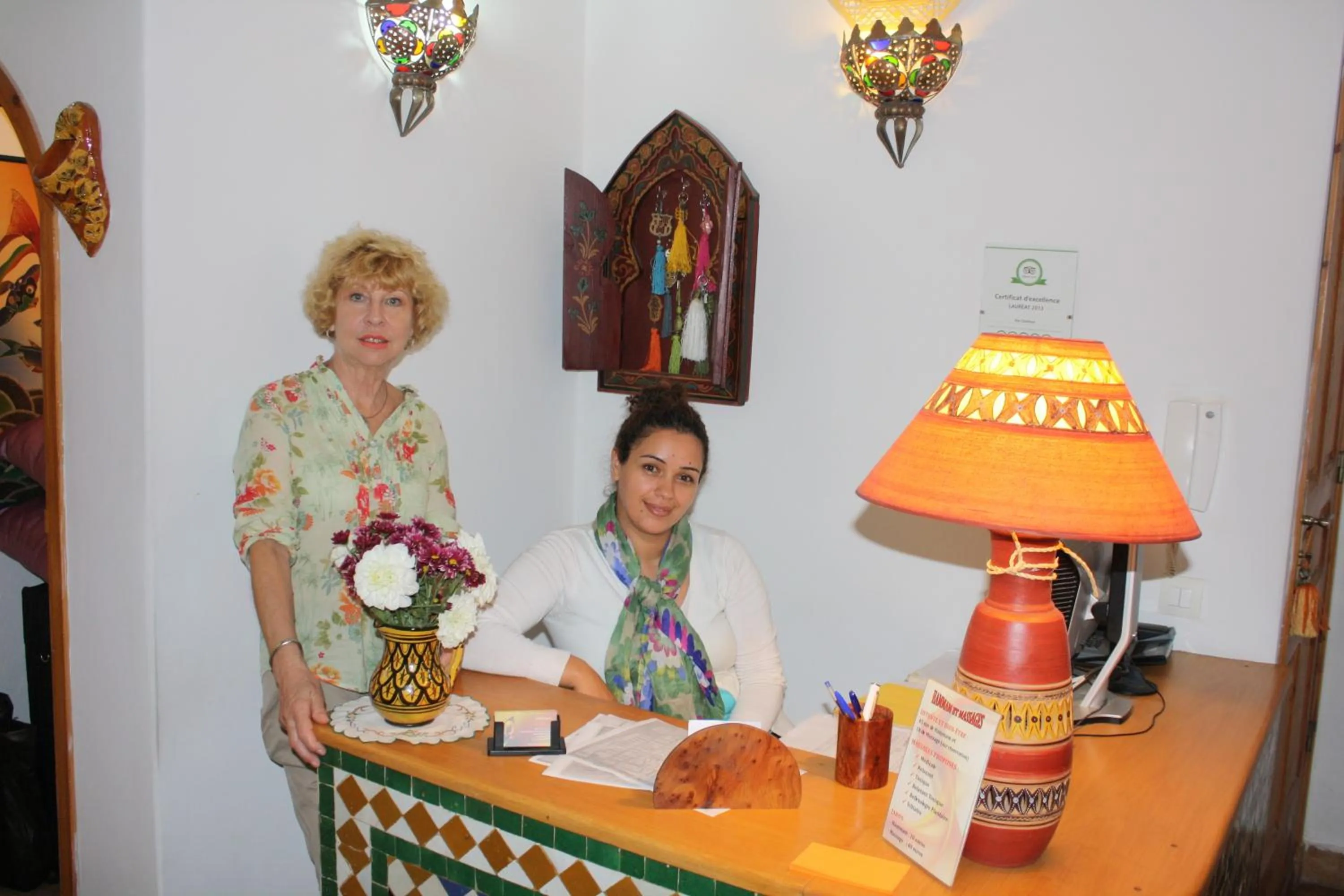 Lobby or reception in Riad Dar Zouhour