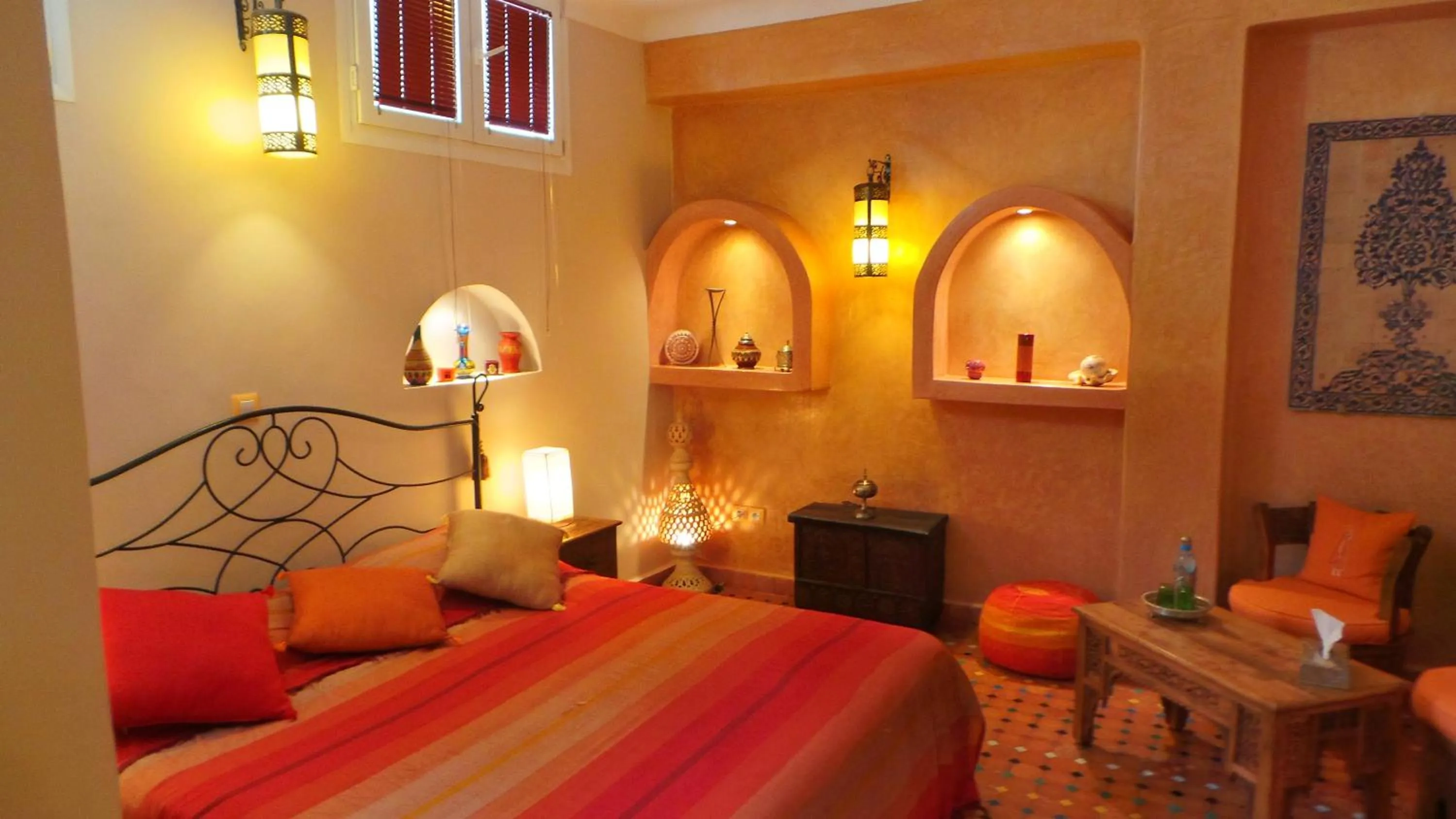 Bedroom, Bed in Riad Dar Zouhour