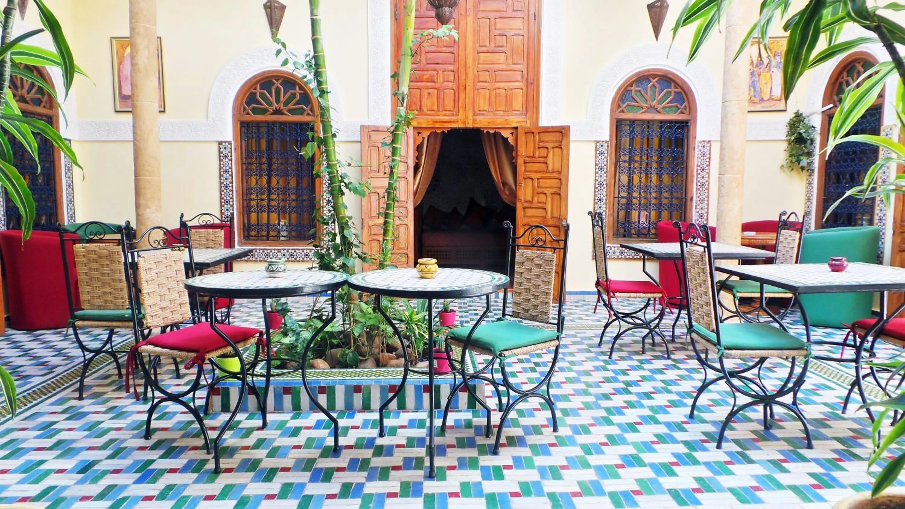 Patio in Riad Dar Zouhour