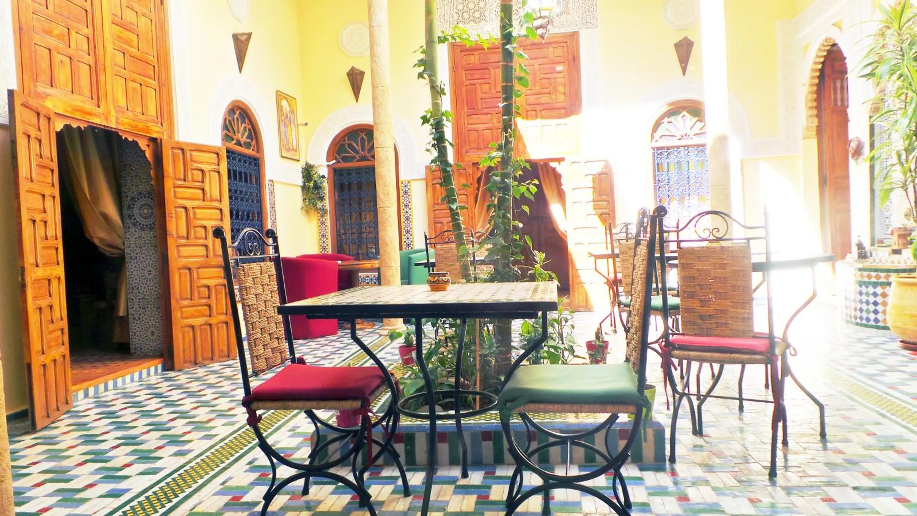 Patio in Riad Dar Zouhour
