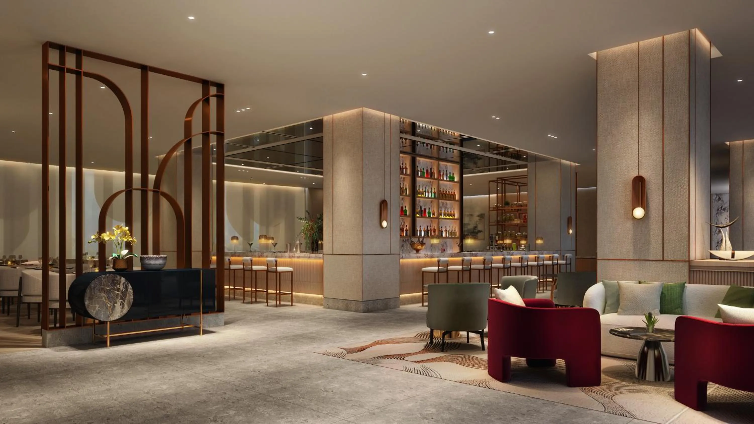 Lounge or bar in Lotte Hotel World