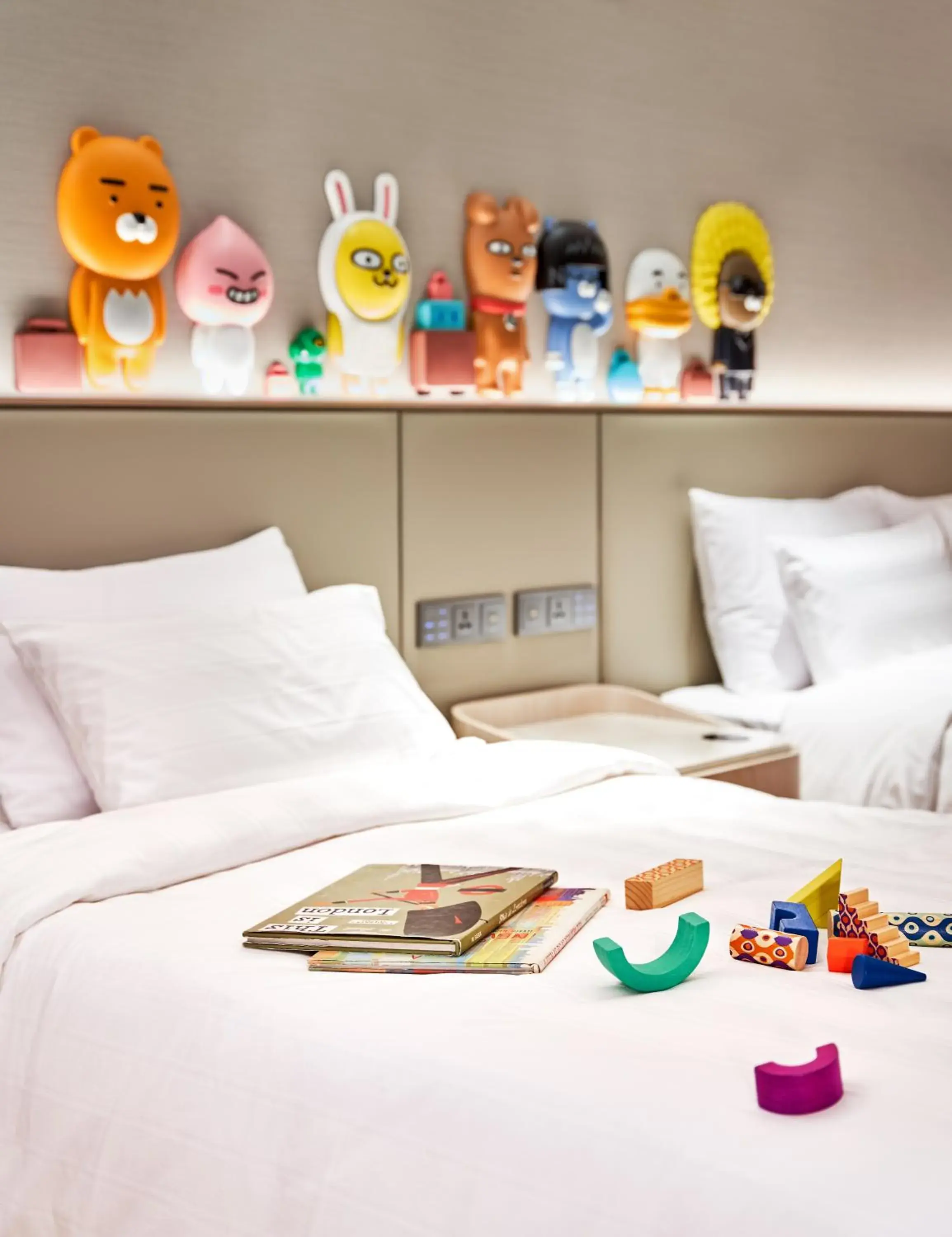 Kakao Character Family Twin Room in Lotte Hotel World Kakao Character Family Twin Room in Lotte Hotel World