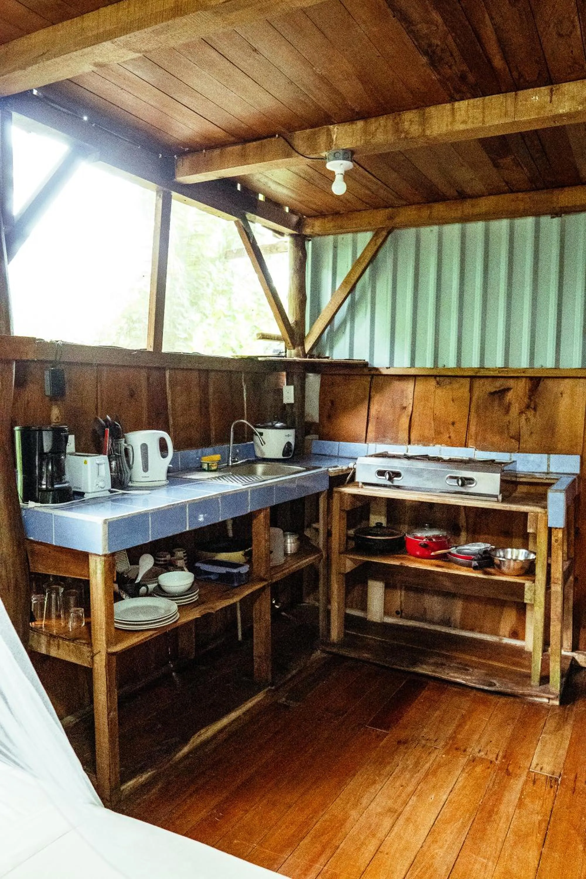 Kitchen or kitchenette in Flutterby House Hostel