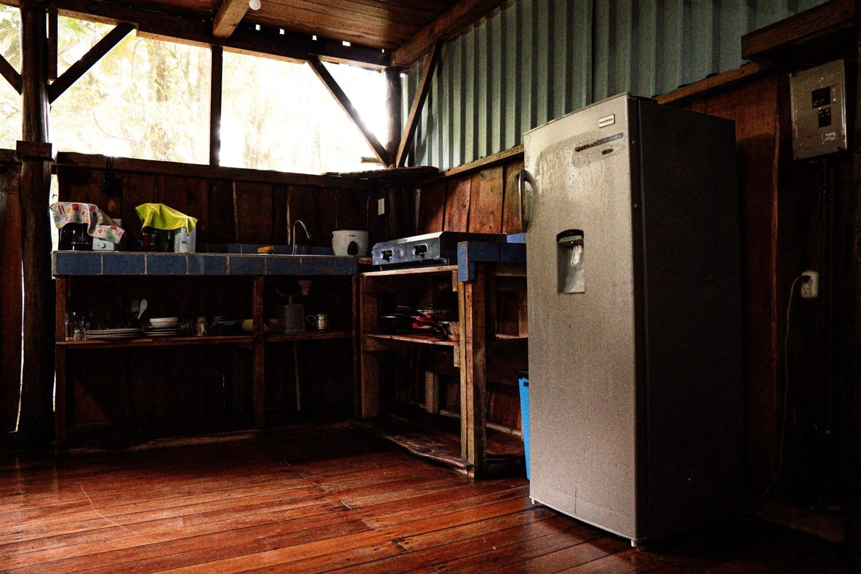 Kitchen or kitchenette in Flutterby House Hostel