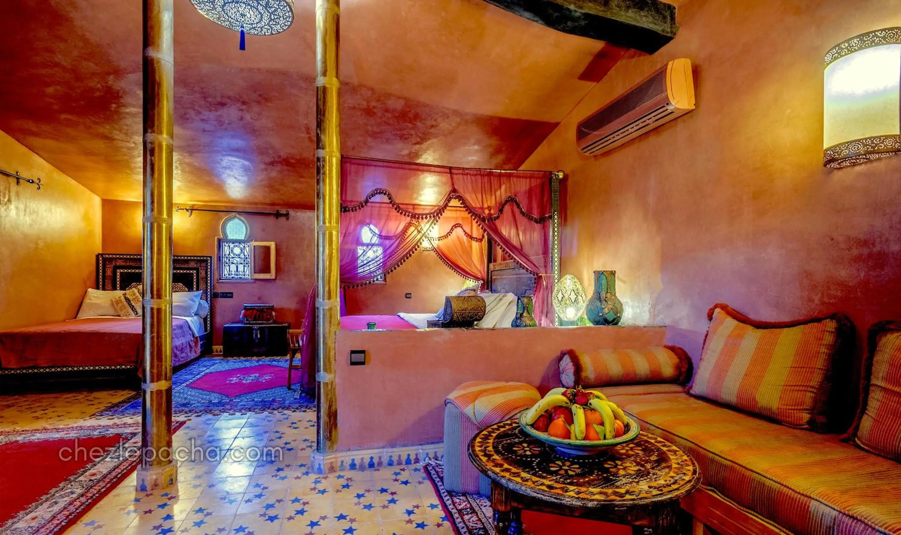 Photo of the whole room in Chez Le Pacha - Authentic Sahara Hotel Mhamid