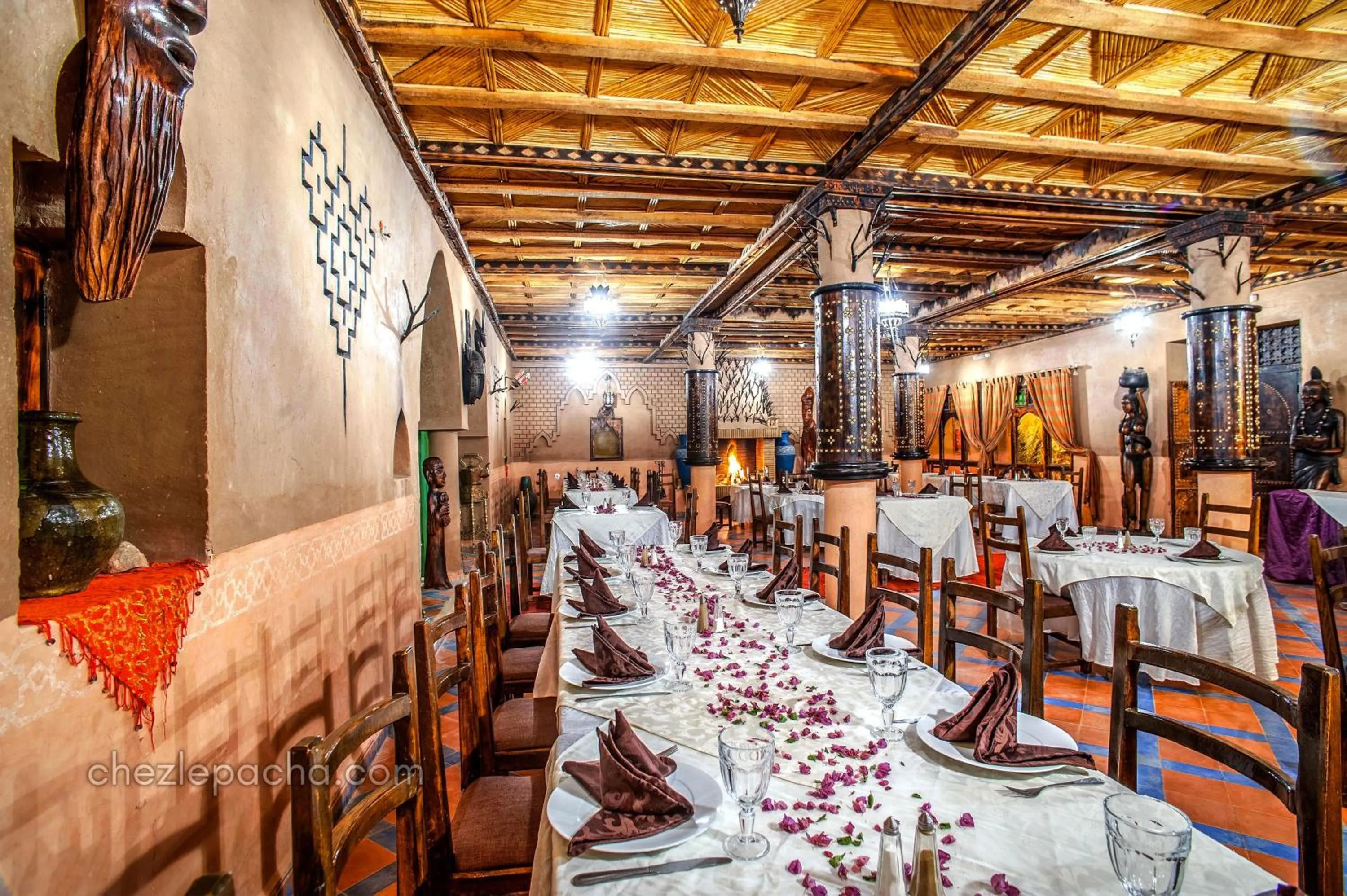 Restaurant/places to eat in Chez Le Pacha - Authentic Sahara Hotel Mhamid