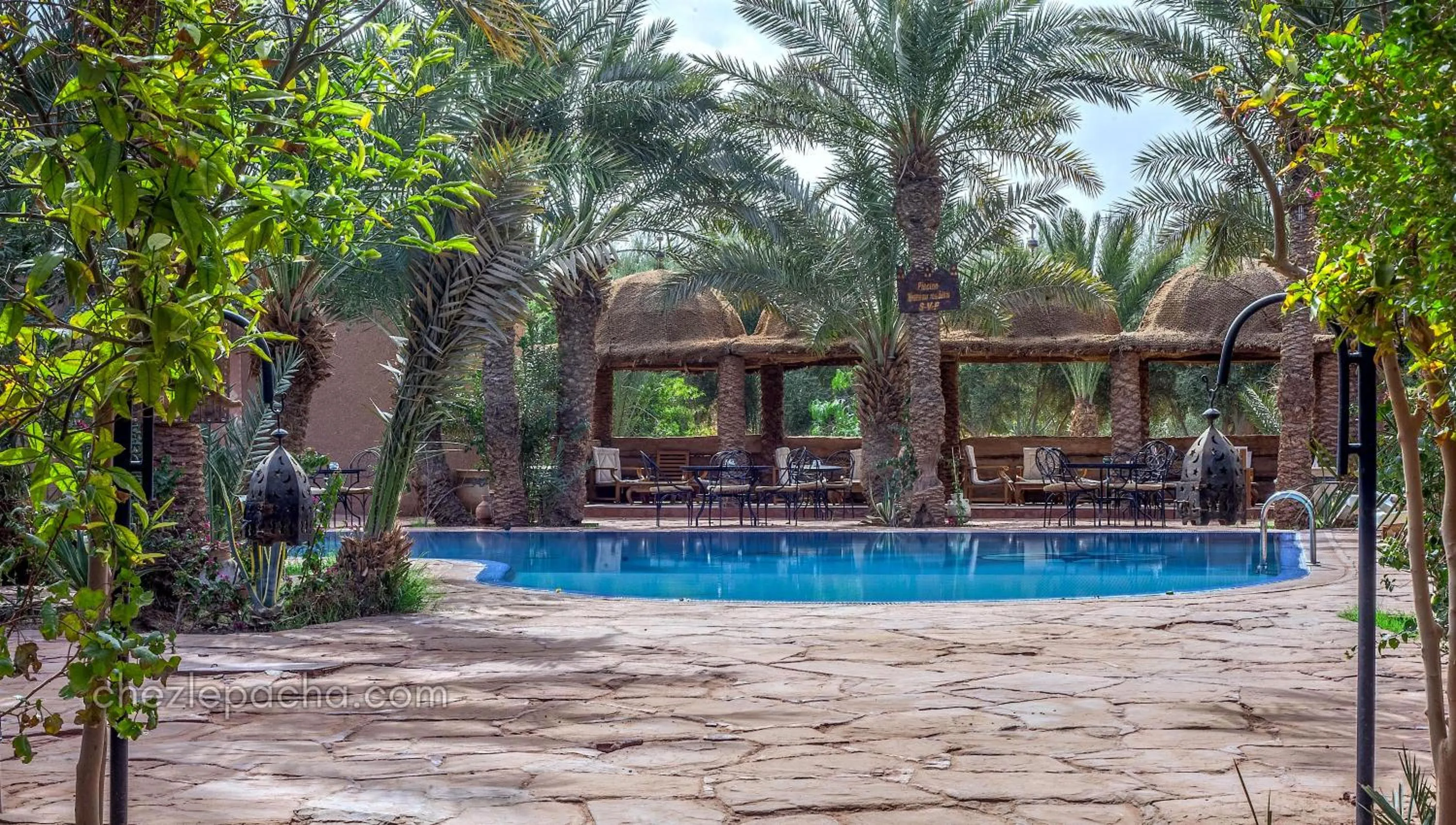 Swimming pool in Chez Le Pacha - Authentic Sahara Hotel Mhamid