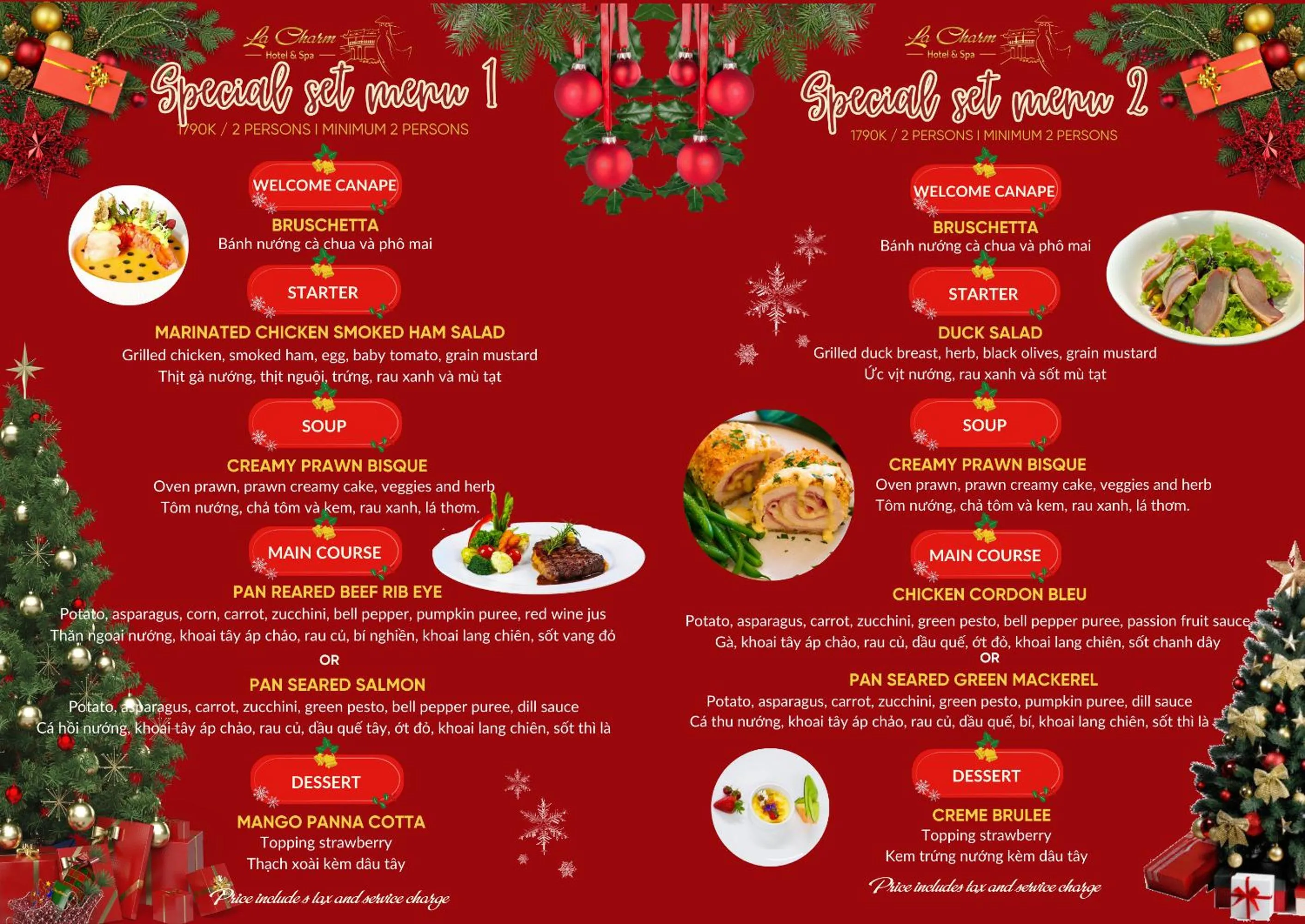 Restaurant/places to eat in La Charm Hoi An Hotel & Spa