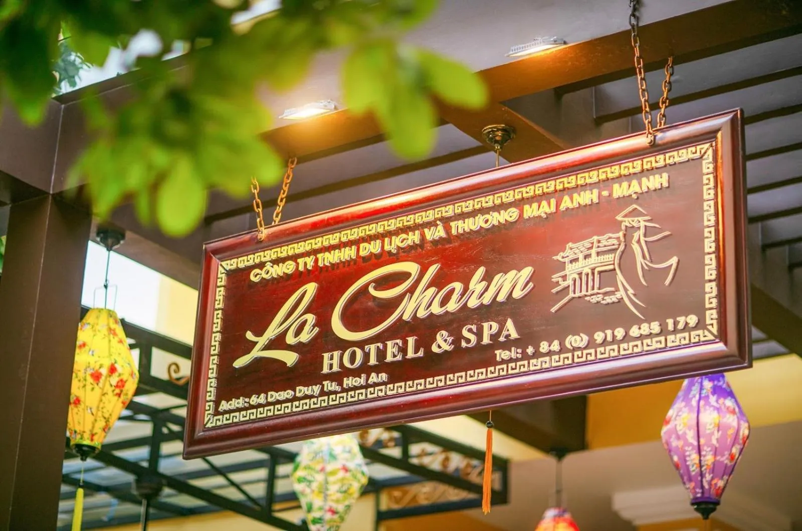 Property logo or sign in La Charm Hoi An Hotel & Spa