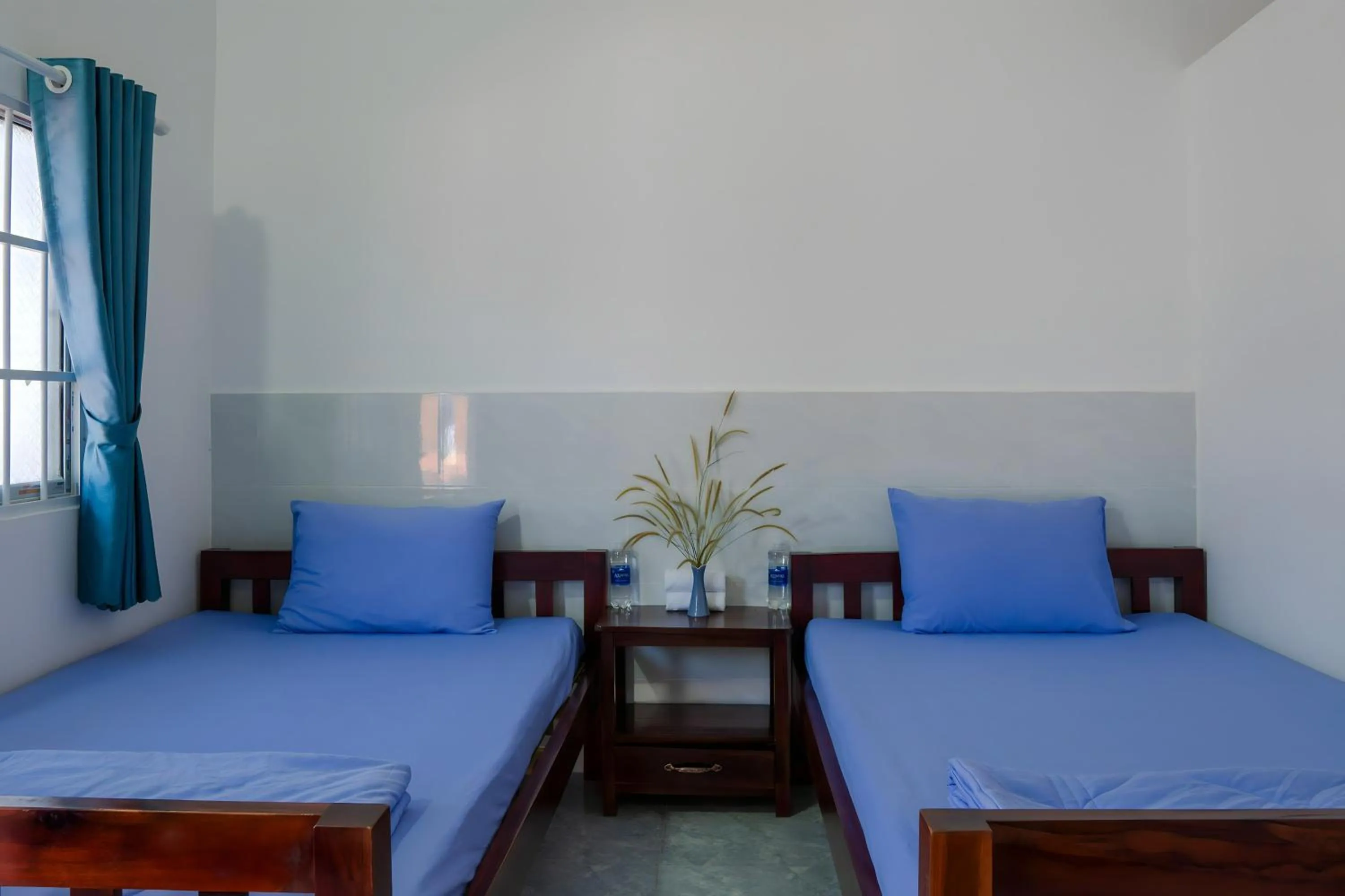 Bed in Nhà Nghỉ Vườn Oải Hương LAVENDER GARDEN GUEST HOUSE