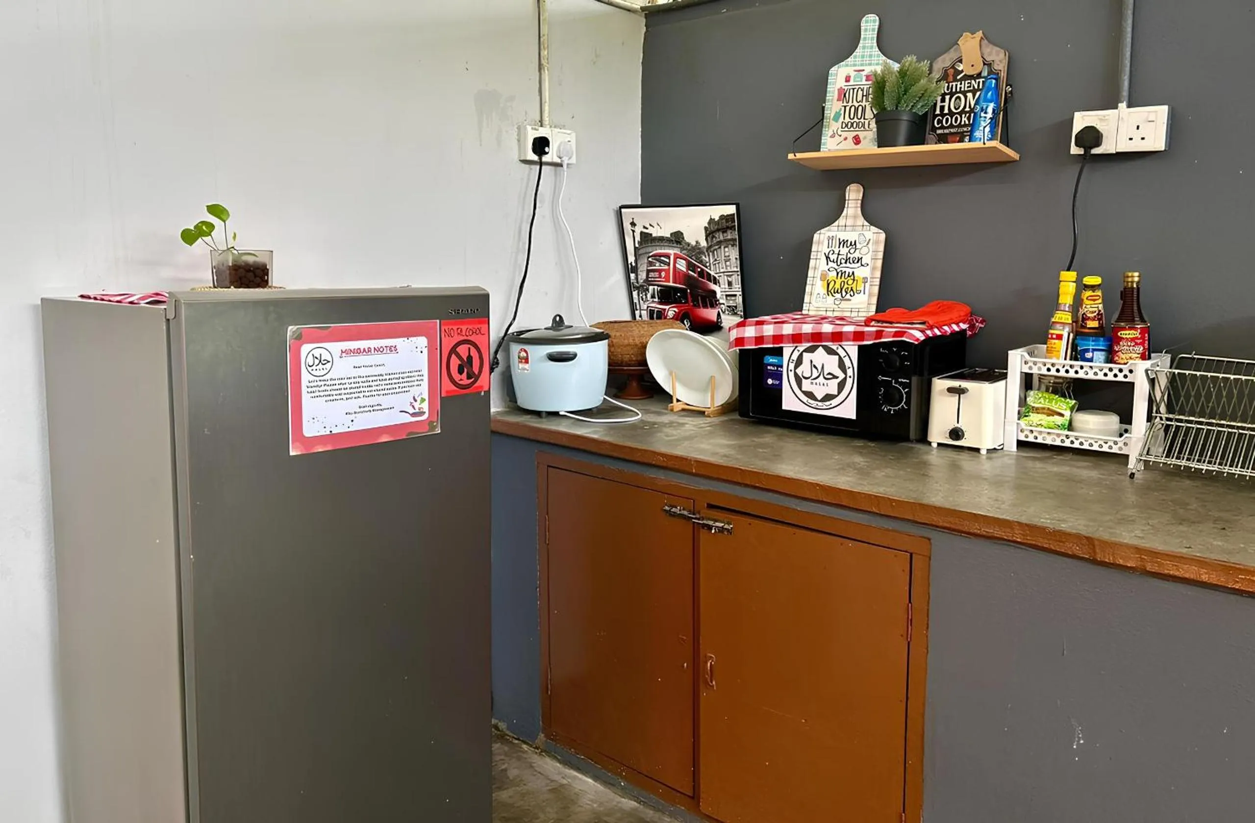 kitchen in Rhu Dormitory