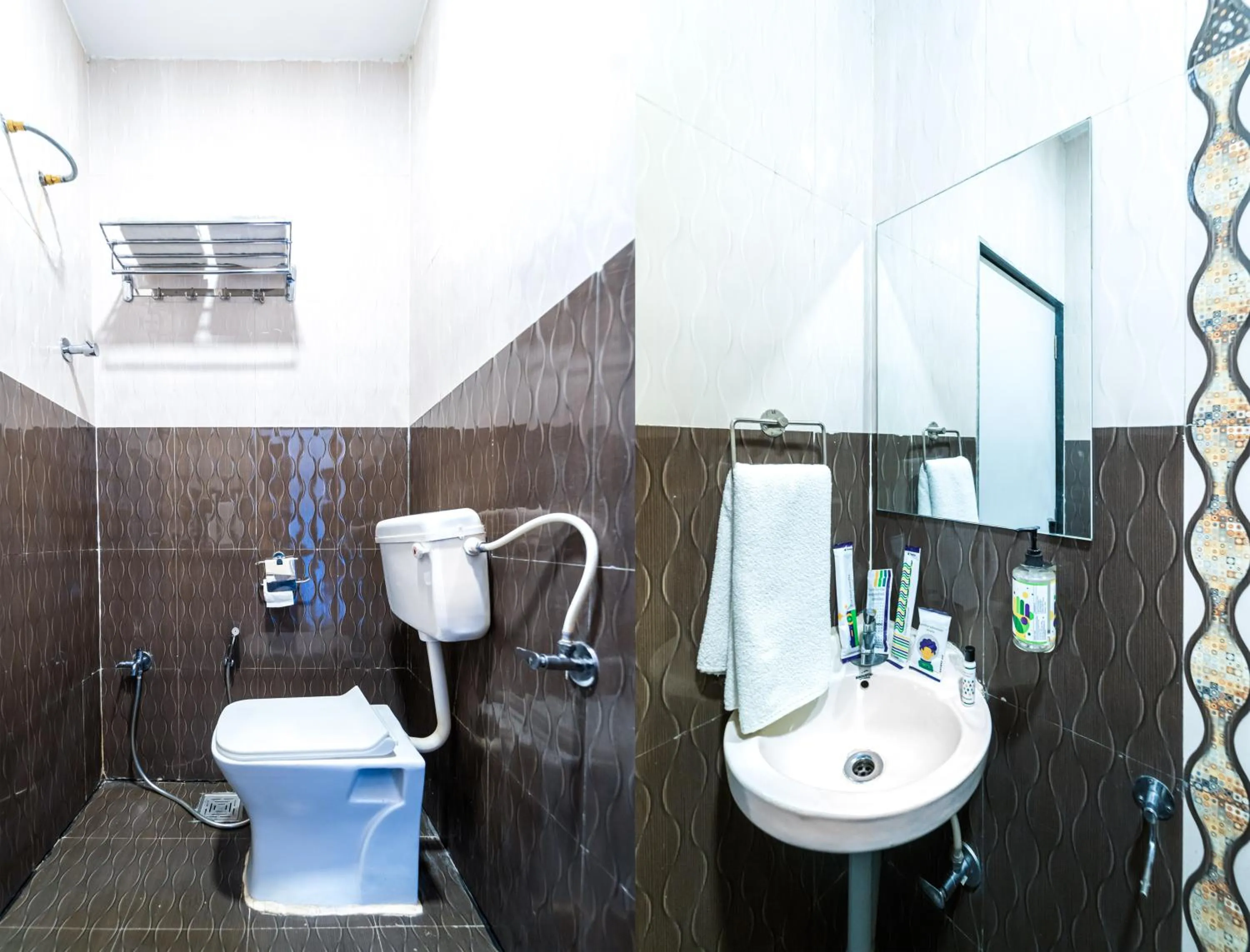 Bathroom in Treebo Kaizen, 3 Kms From Paragliding