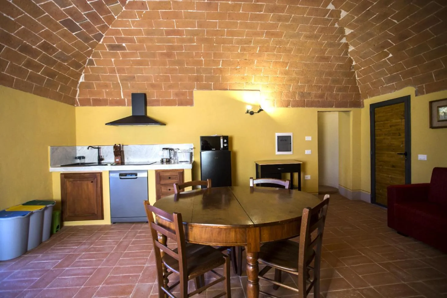 Kitchen or kitchenette in Agriturismo Ai Massi