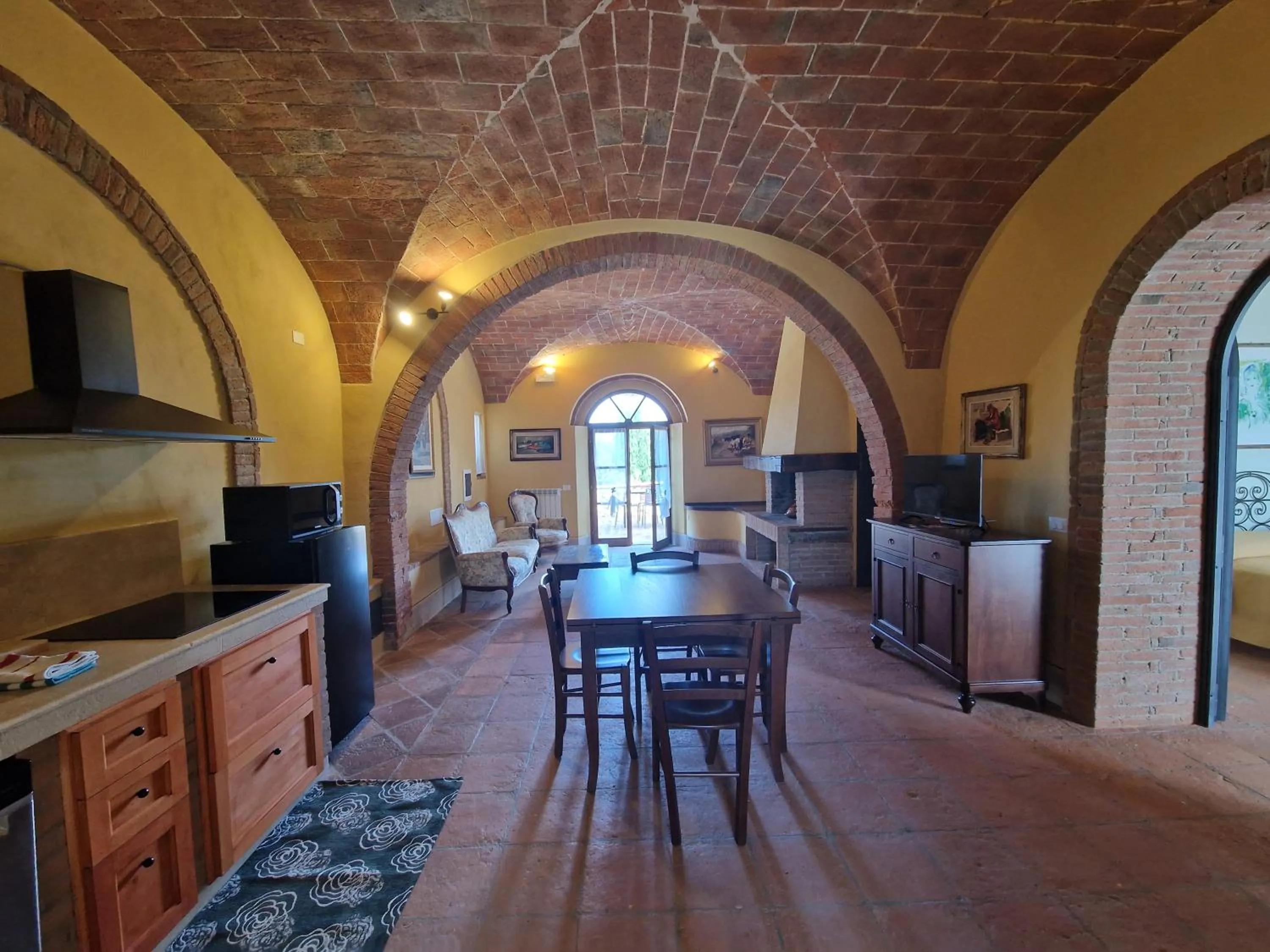 Kitchen or kitchenette in Agriturismo Ai Massi