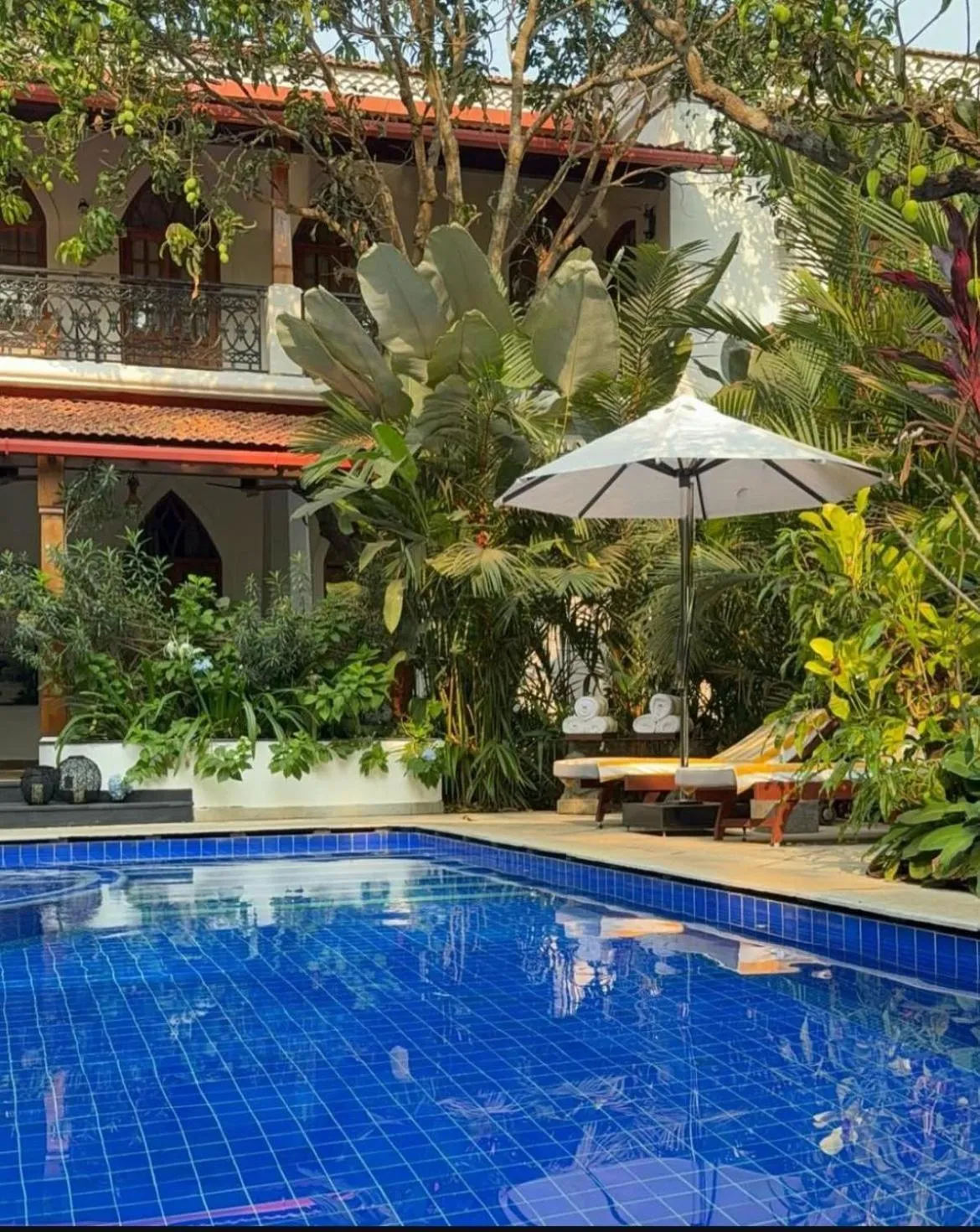 Swimming pool in The Postcard Saligao