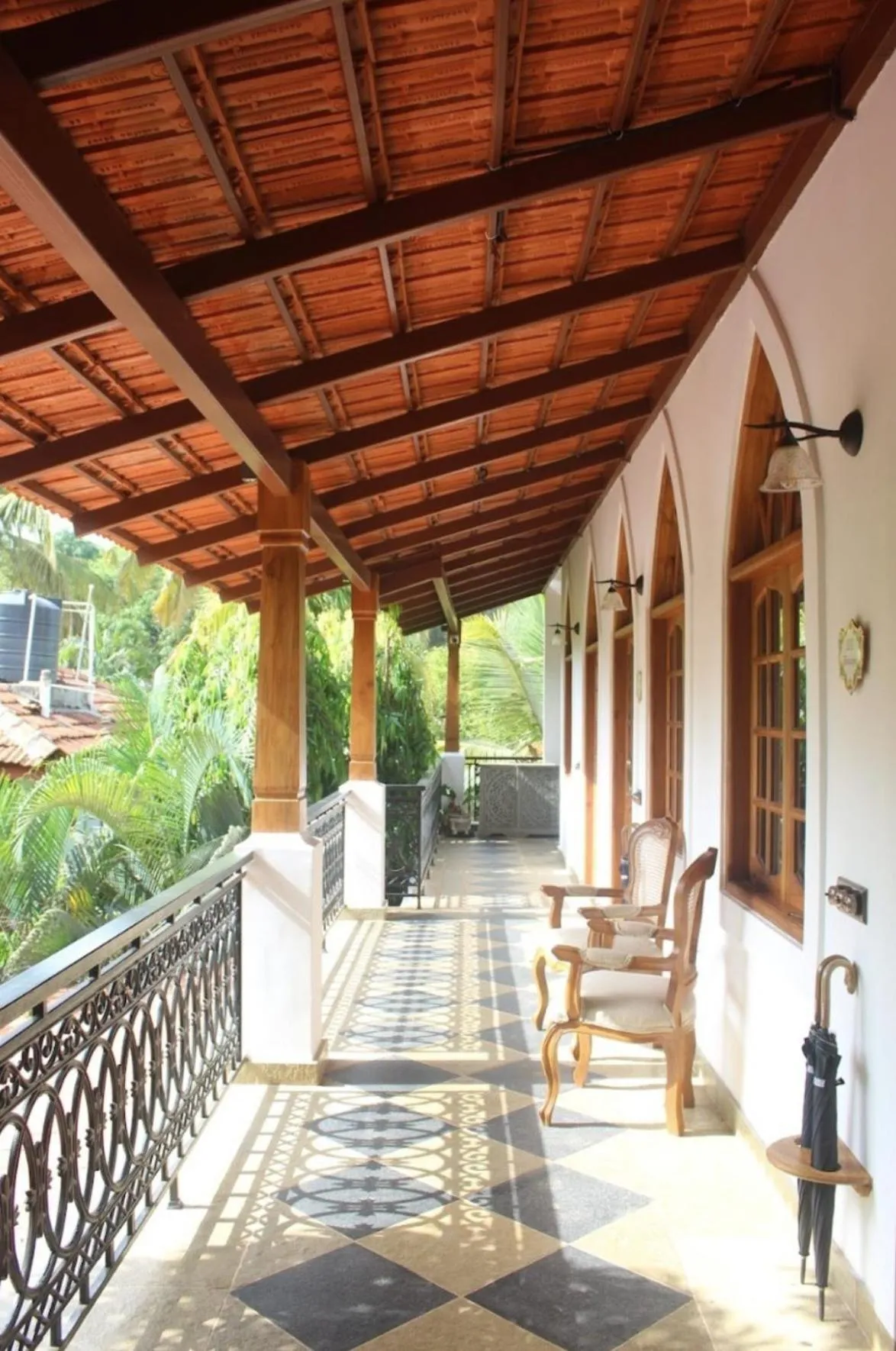 Patio in The Postcard Saligao