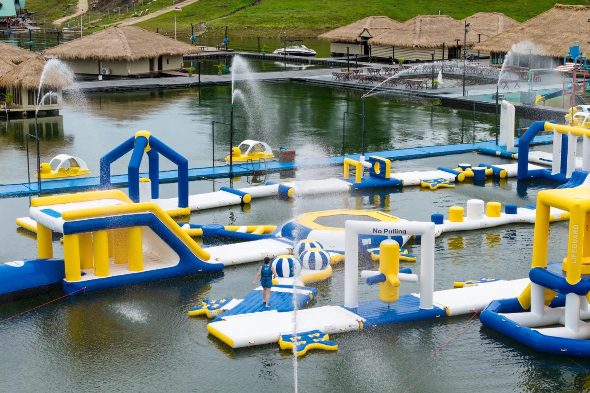 Aqua park in Ruknam Resort