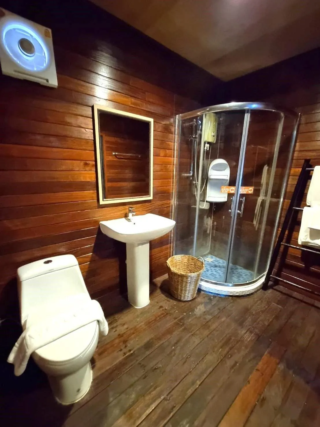 Shower in Ruknam Resort