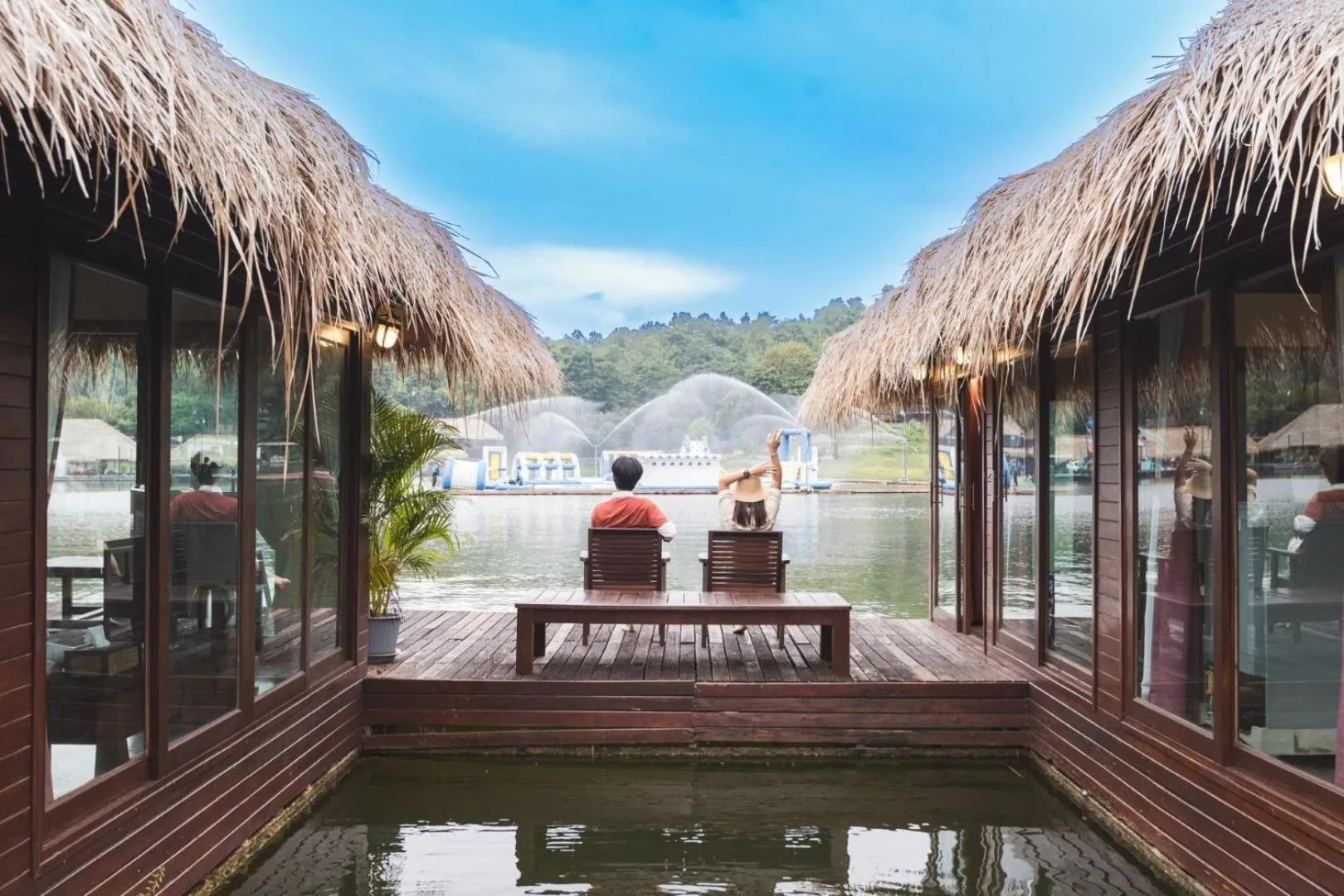 Lake view in Ruknam Resort