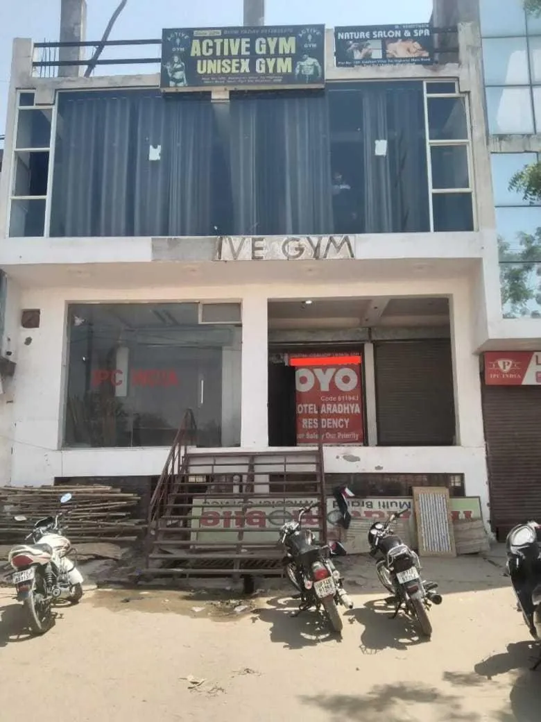 Facade/entrance in Hotel O Home Aradhya Residency