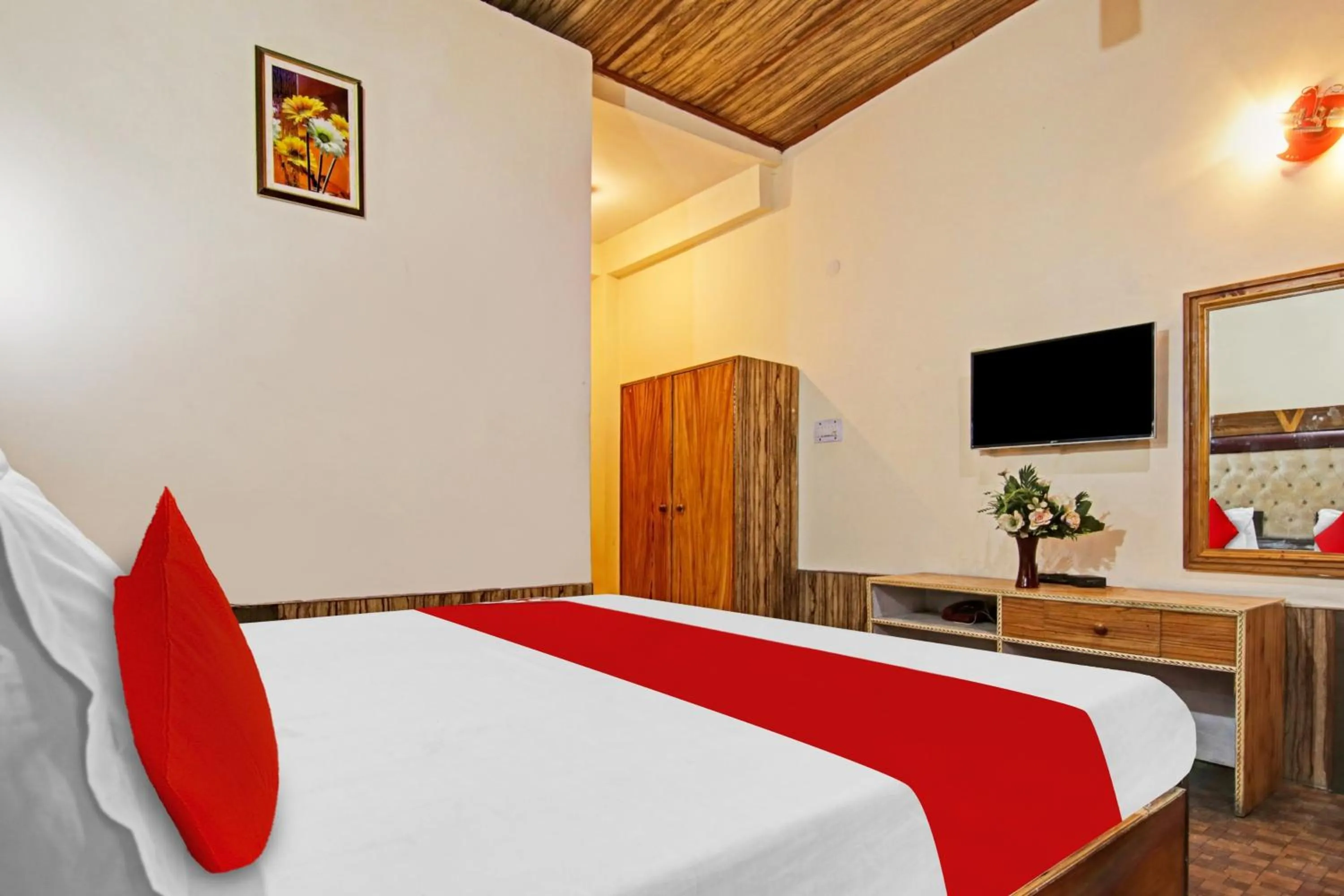 Bedroom in Hotel O ASHOKA INN