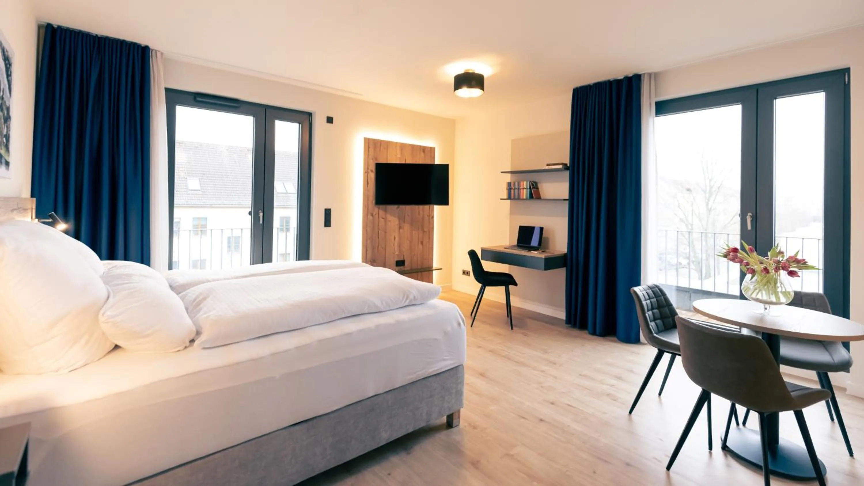 Bed in SpreeBlau Apartments