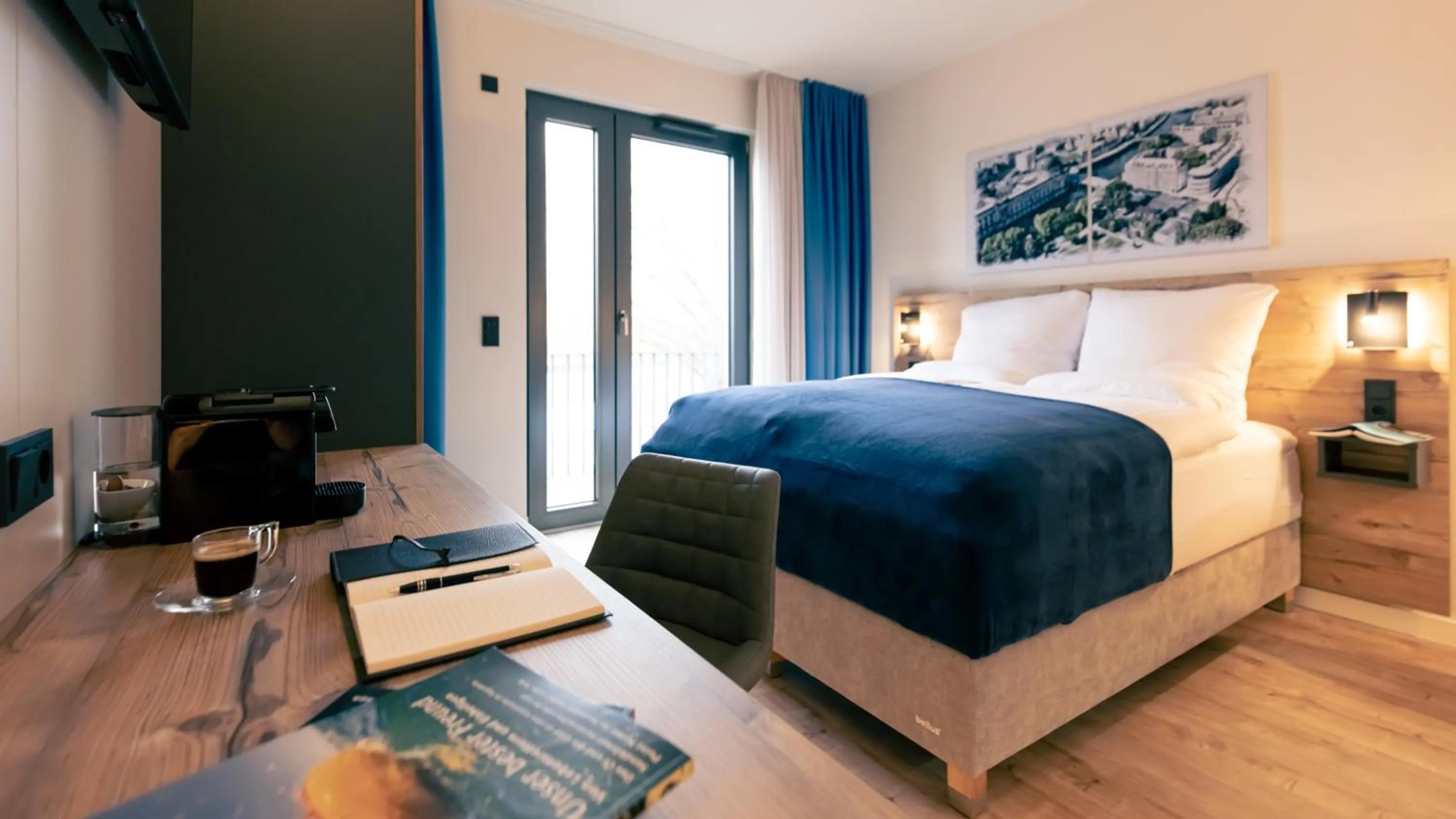 Bed in SpreeBlau Apartments