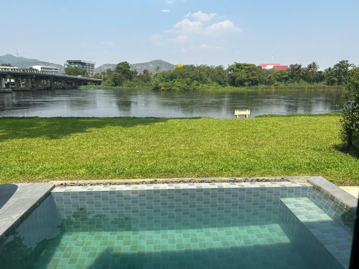 Pool view in Raintree Boutique