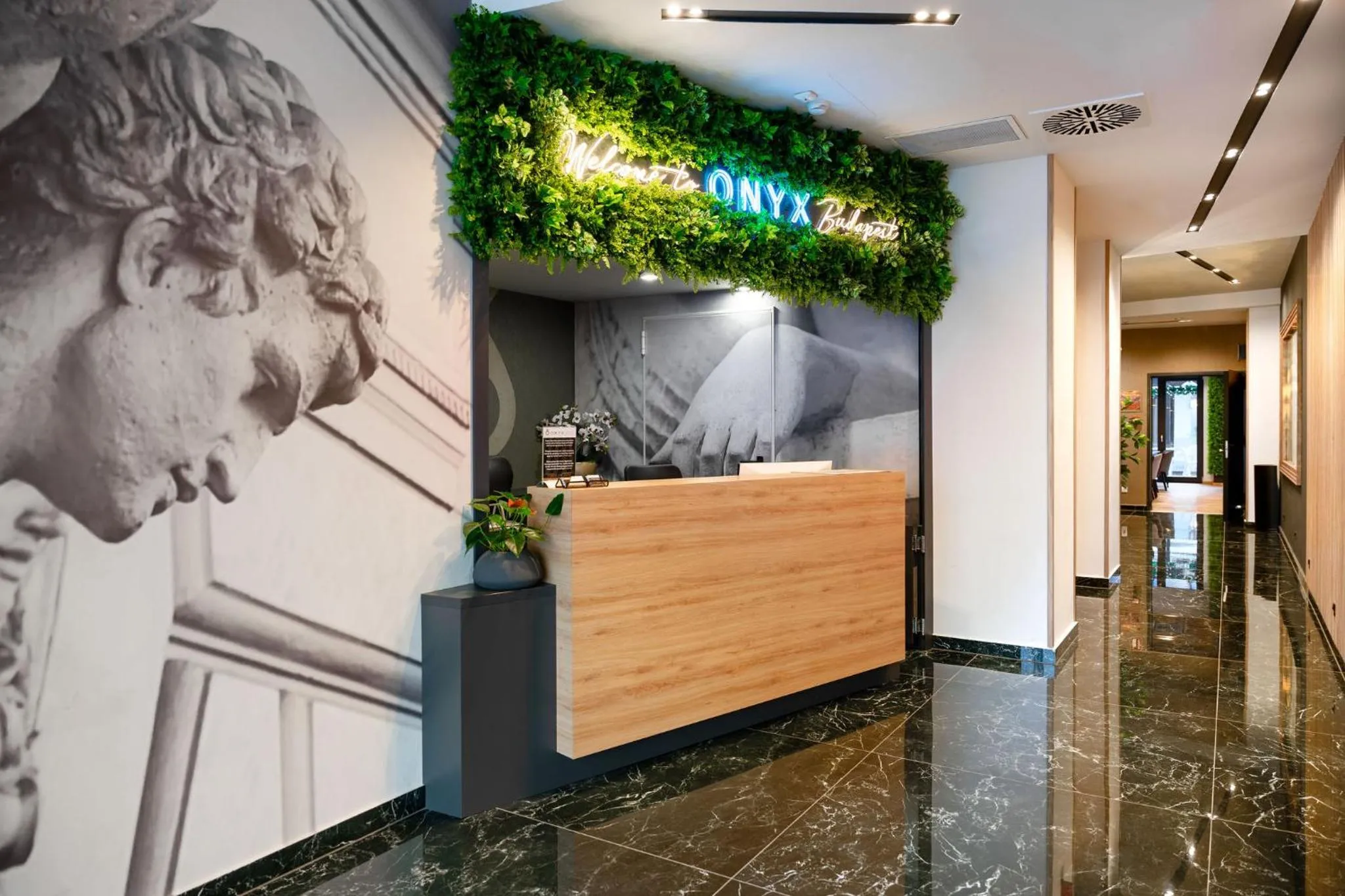 Lobby or reception in Onyx Luxury Budapest