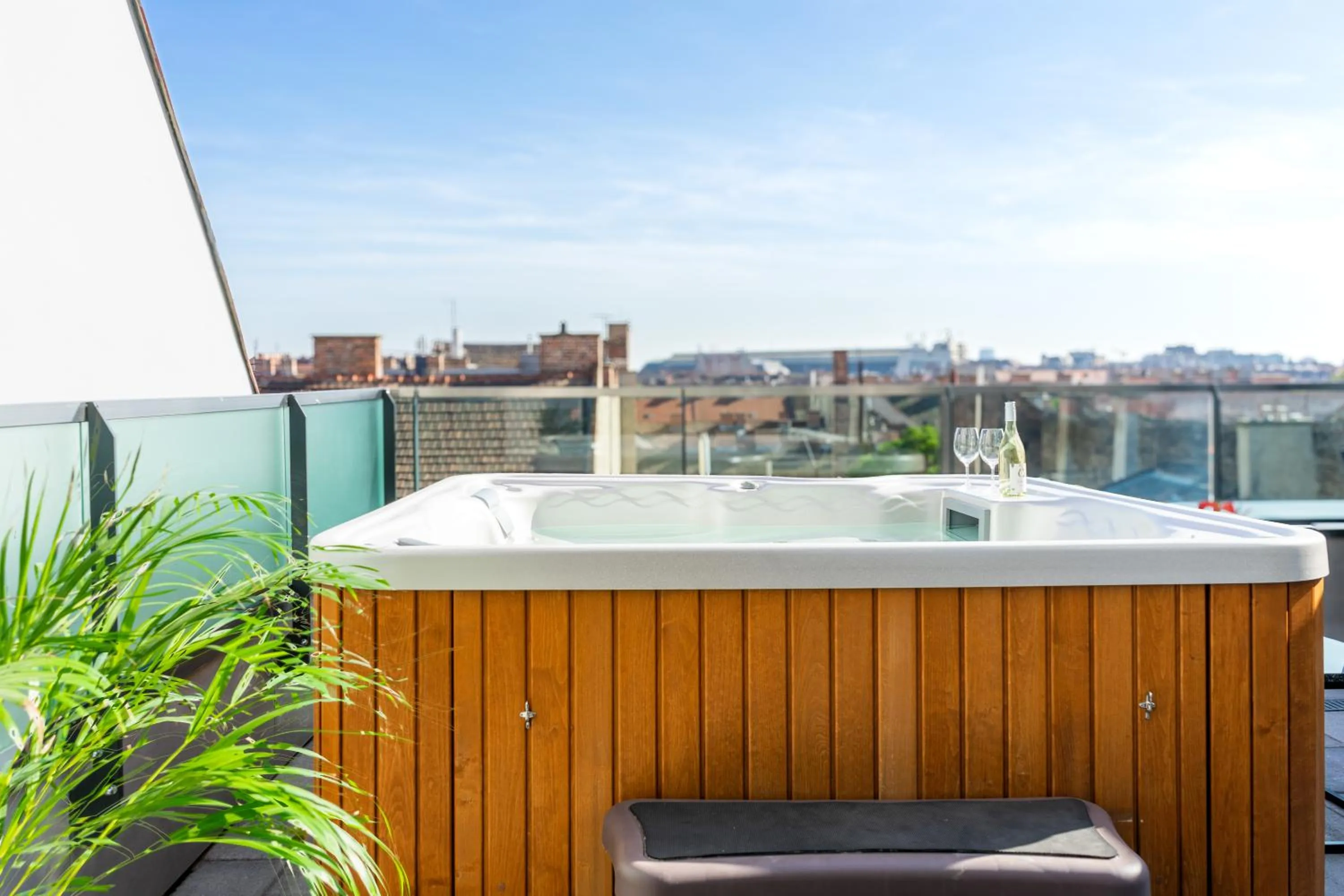 Patio in Onyx Luxury Budapest