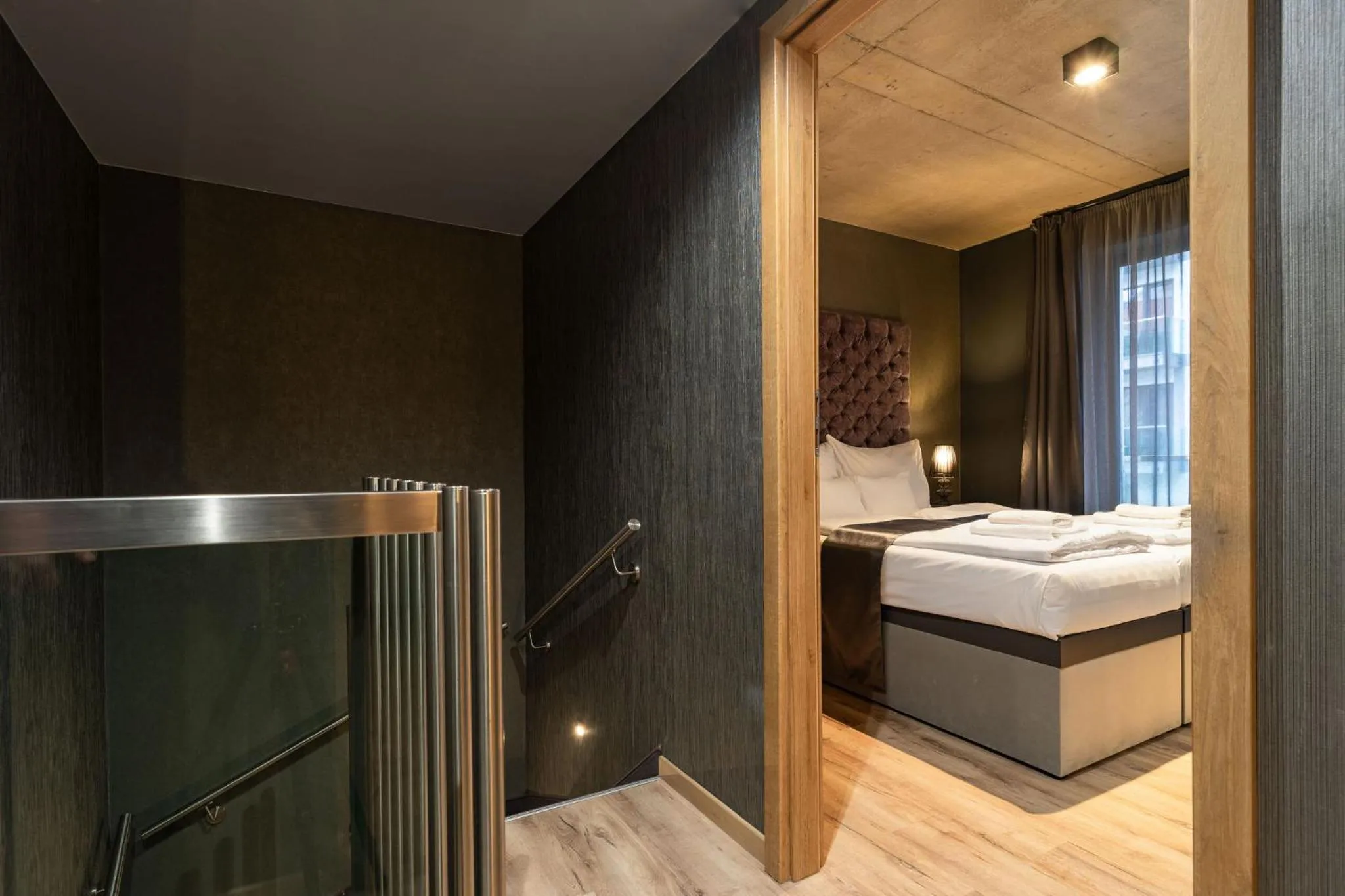 Bedroom, Bed in Onyx Luxury Budapest