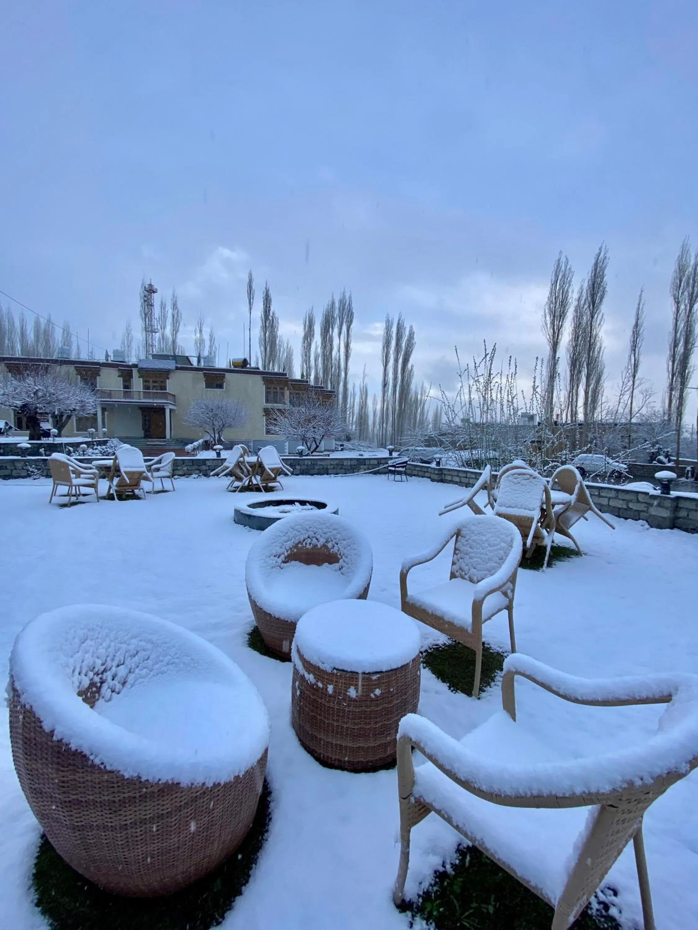 Garden view in Hotel Palam Hills