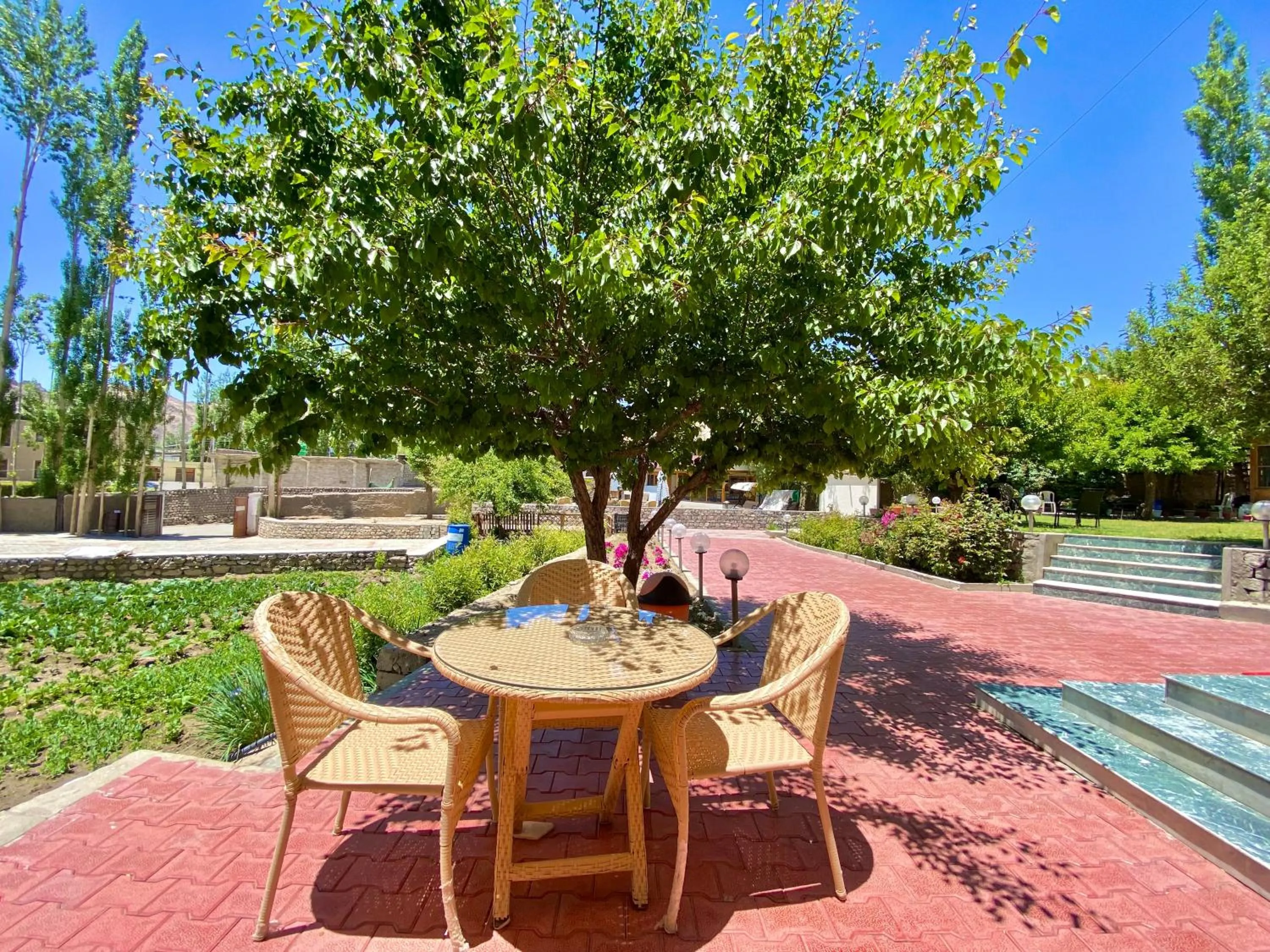 Seating area in Hotel Palam Hills