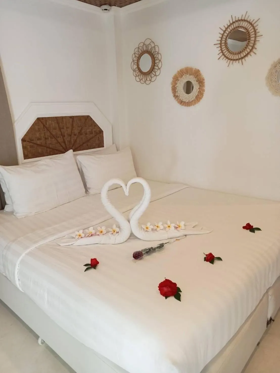 Bed in Elephant Beach Club & Resort Samui