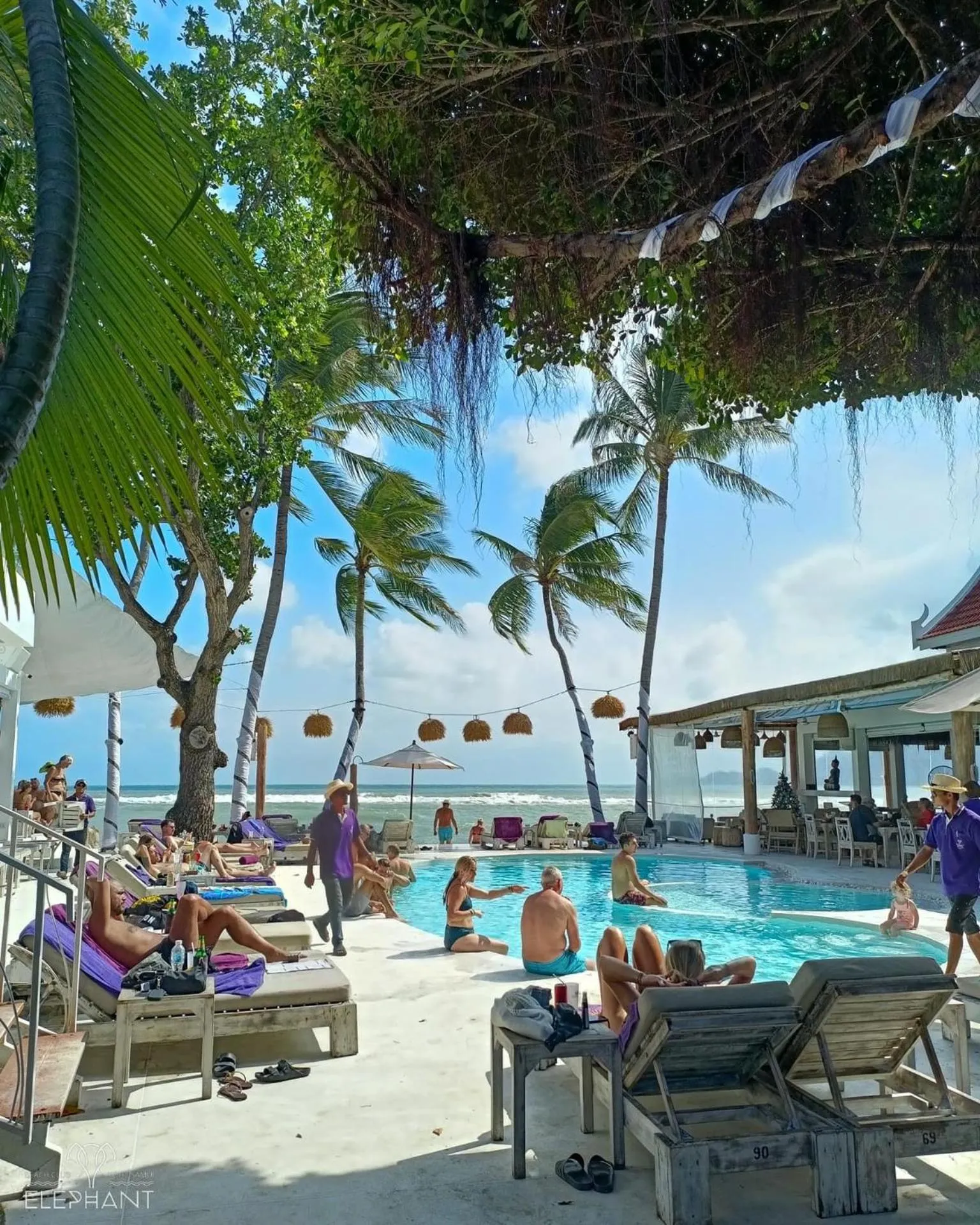 Day in Elephant Beach Club & Resort Samui