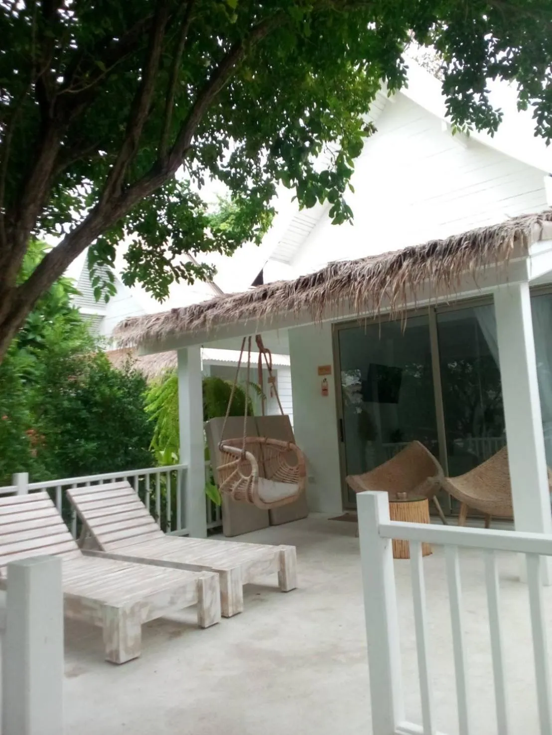 Patio in Elephant Beach Club & Resort Samui