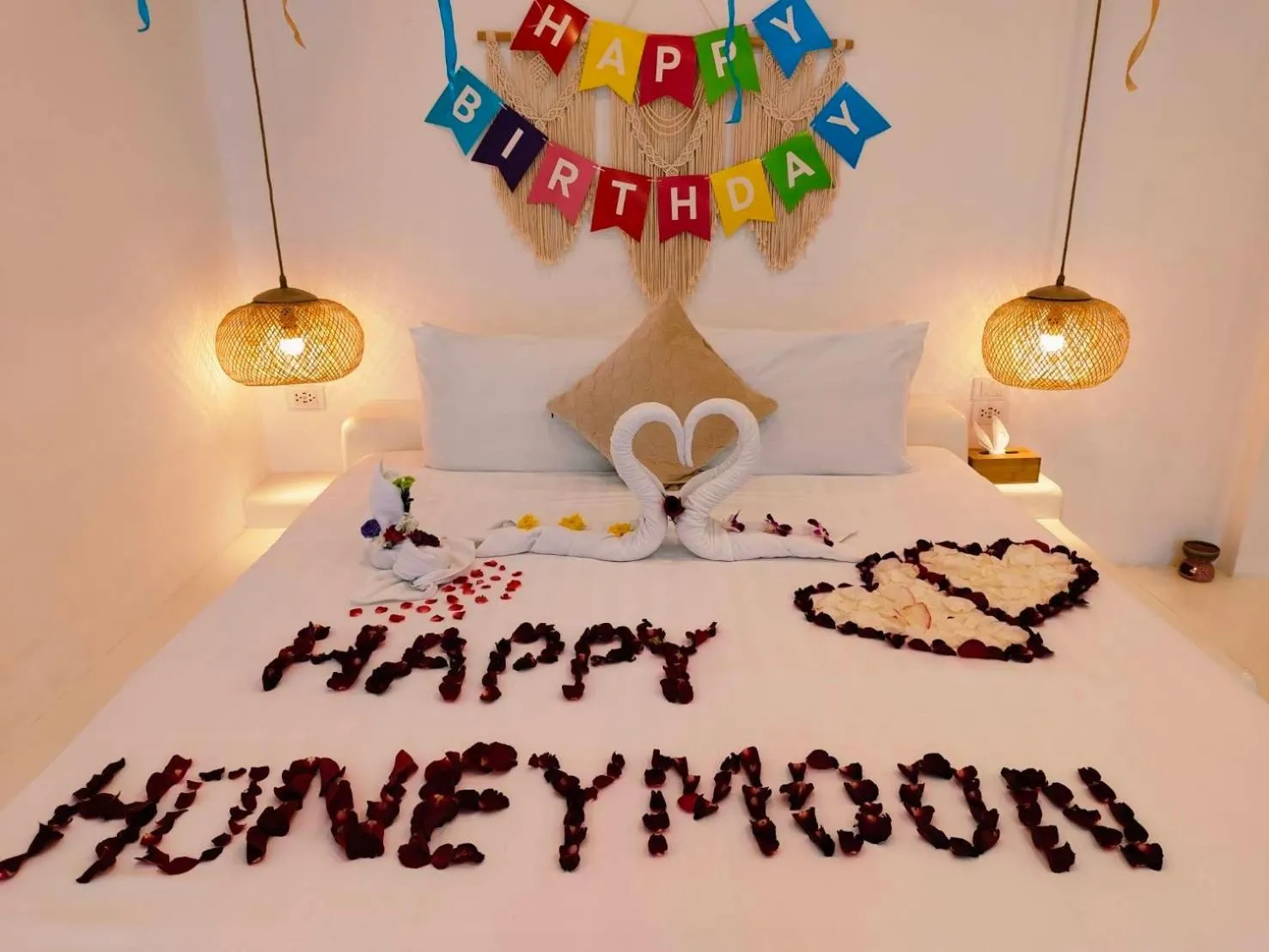 Bed in Elephant Beach Club & Resort Samui