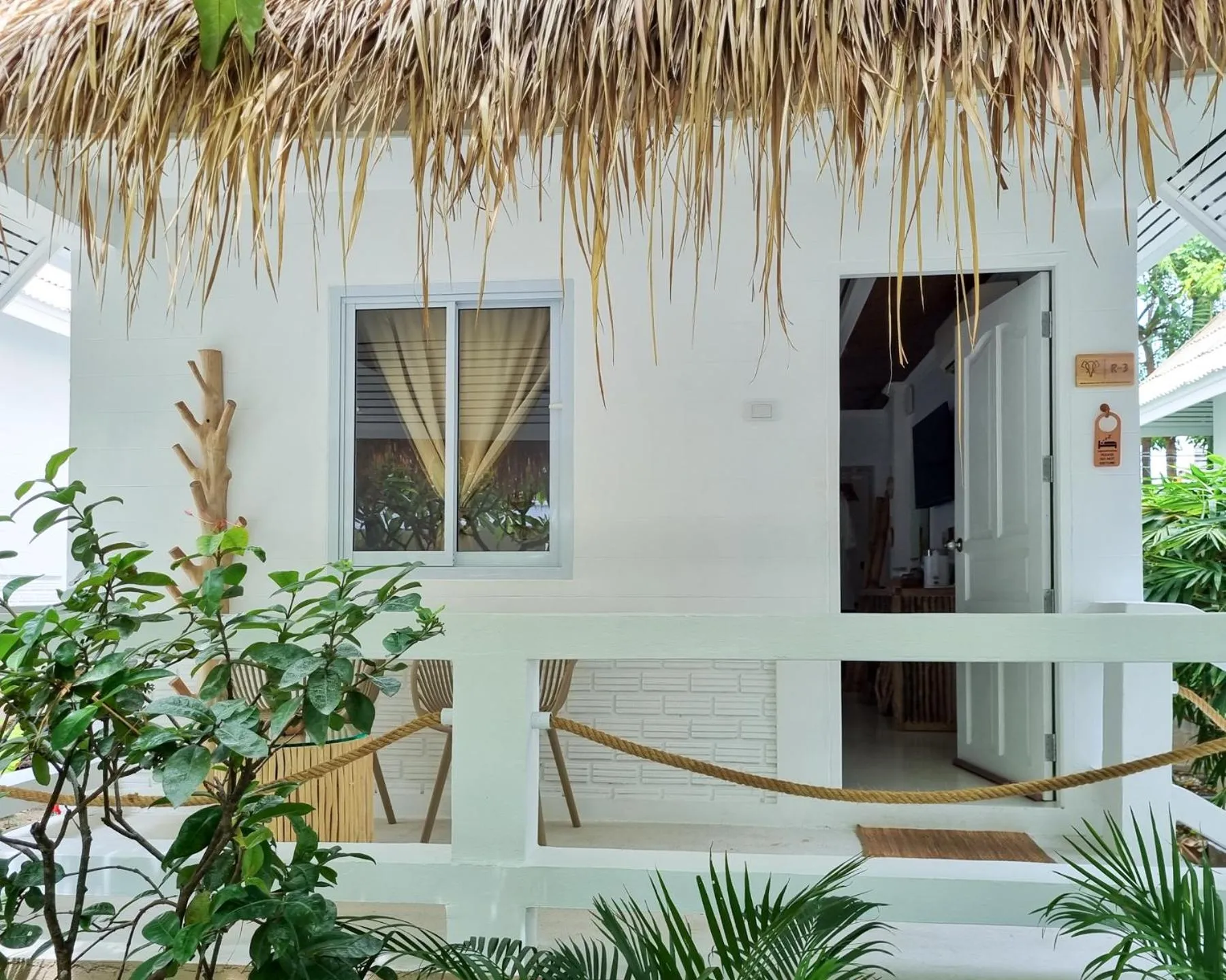 Patio in Elephant Beach Club & Resort Samui