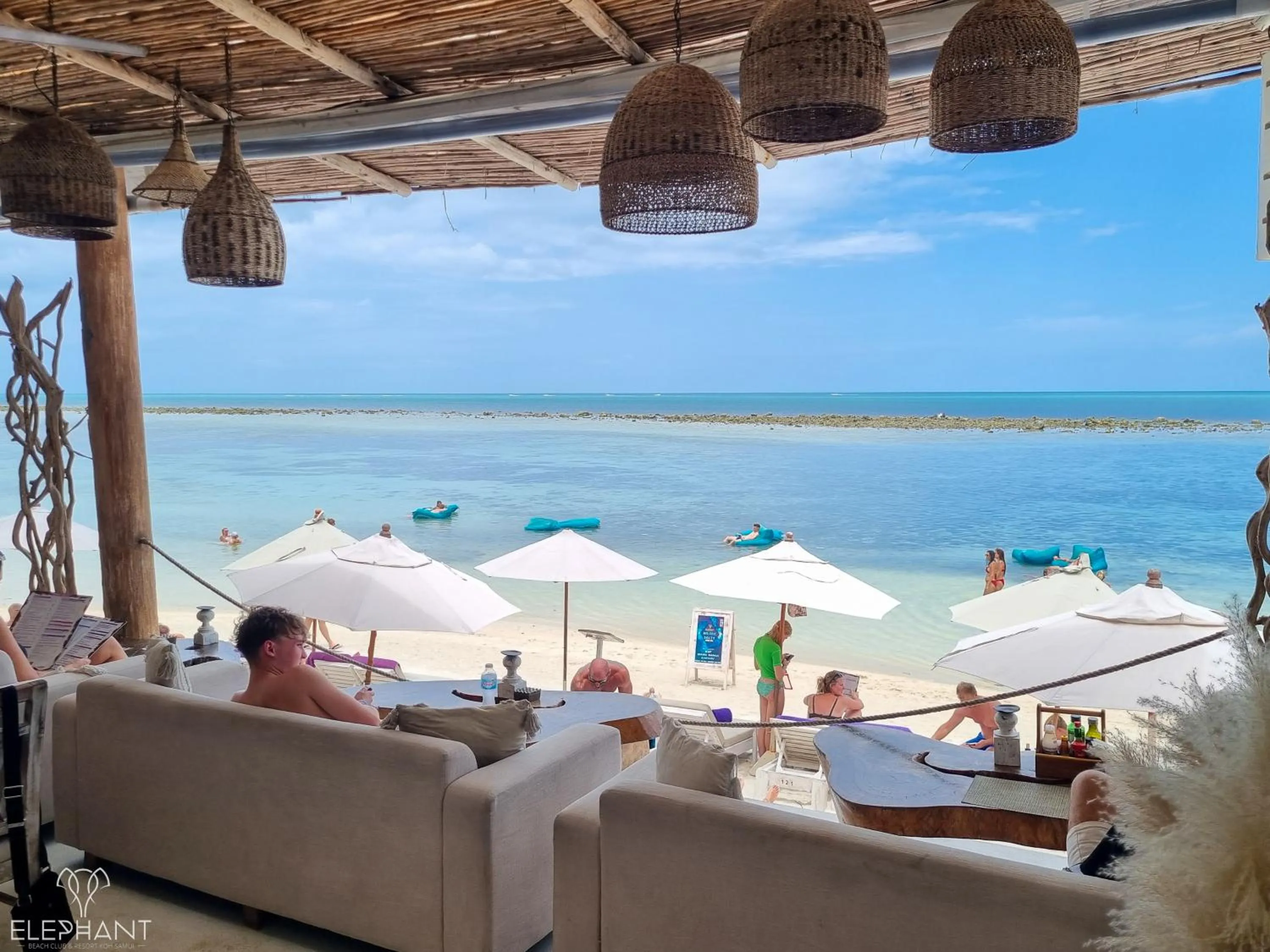 Patio in Elephant Beach Club & Resort Samui