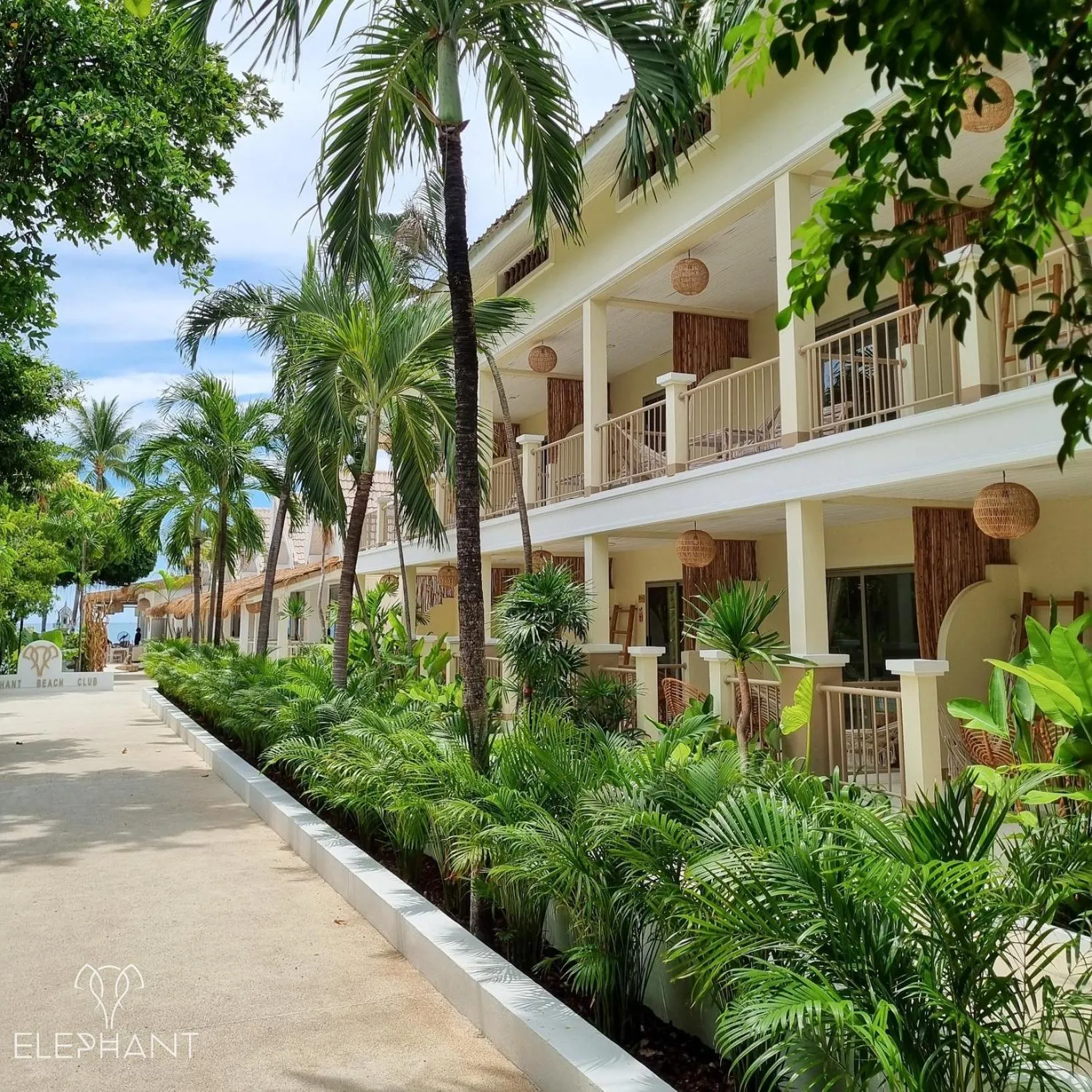 Property building in Elephant Beach Club & Resort Samui