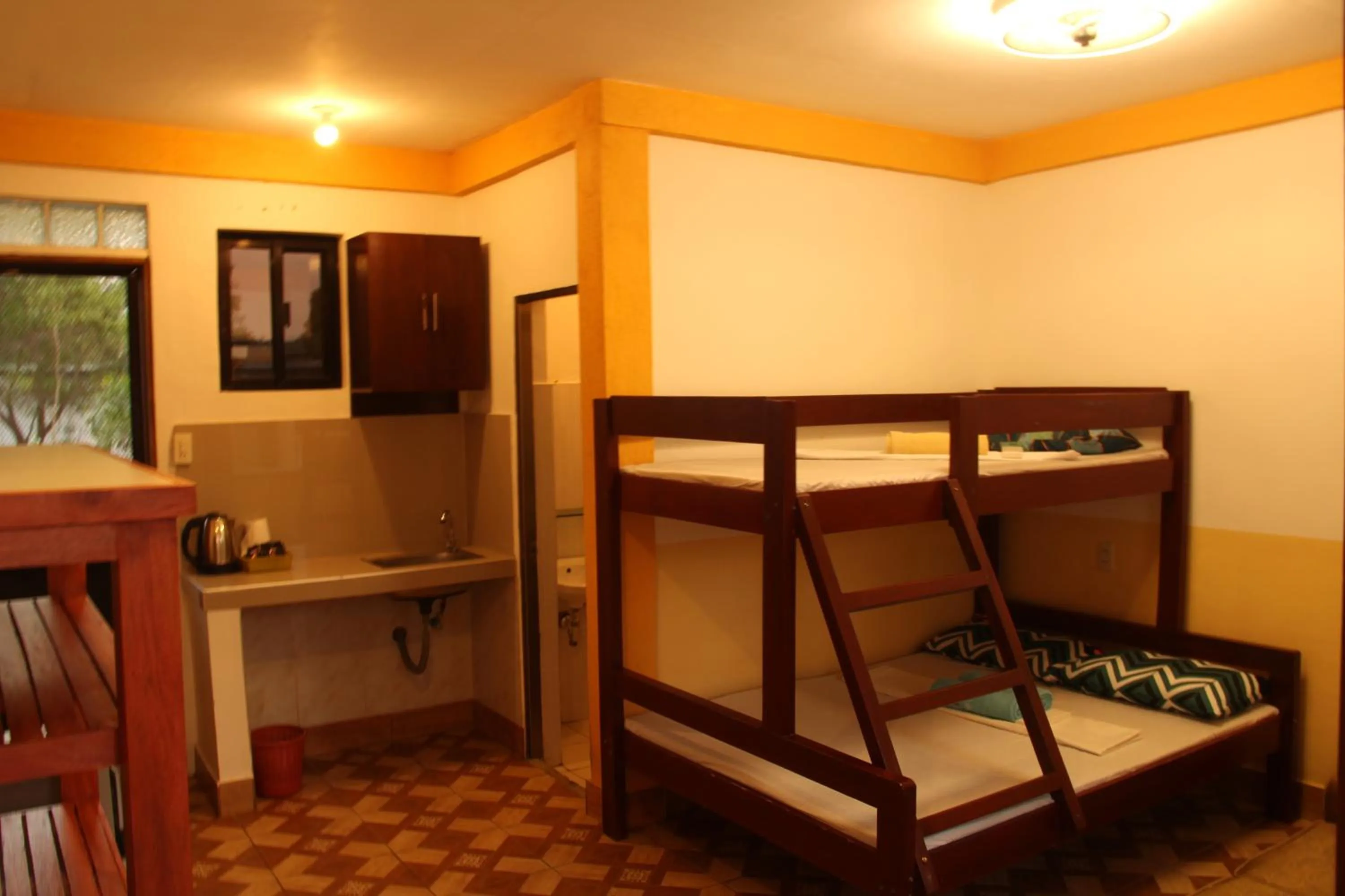 Bed in Good Guys Beach Resort