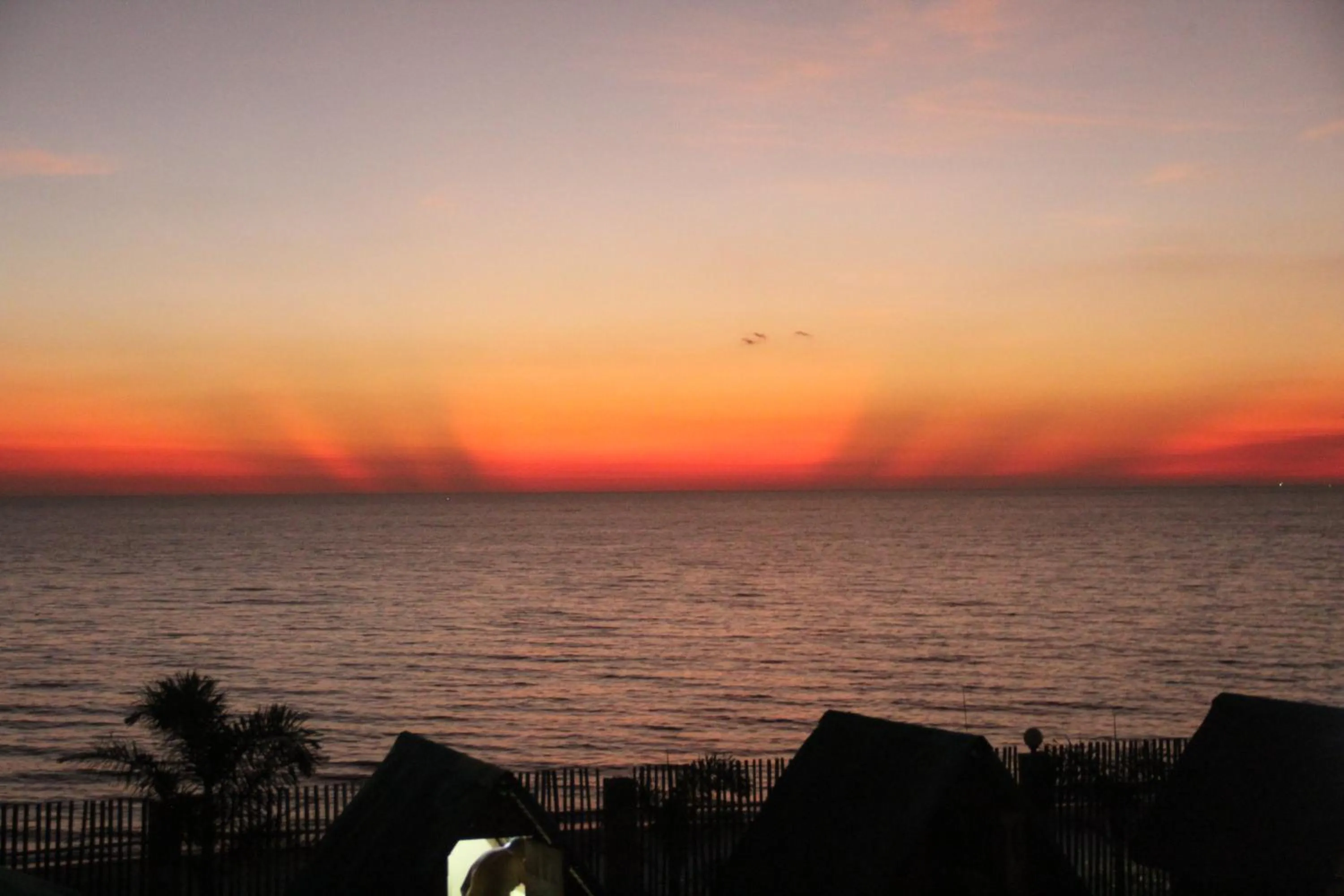 Sunset in Good Guys Beach Resort